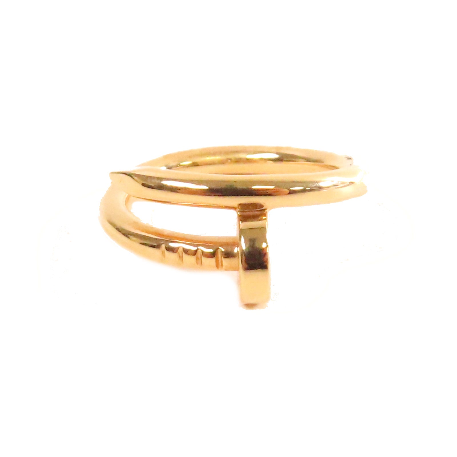 CARTIER 18K玫瑰金Juste Un Clou Ring戒指#56/US#8