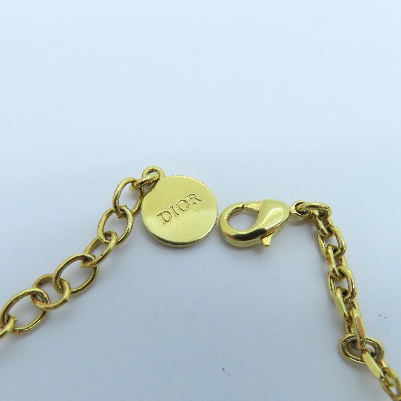 Dior 金屬Evolution Bracelet金扣手錬橙色