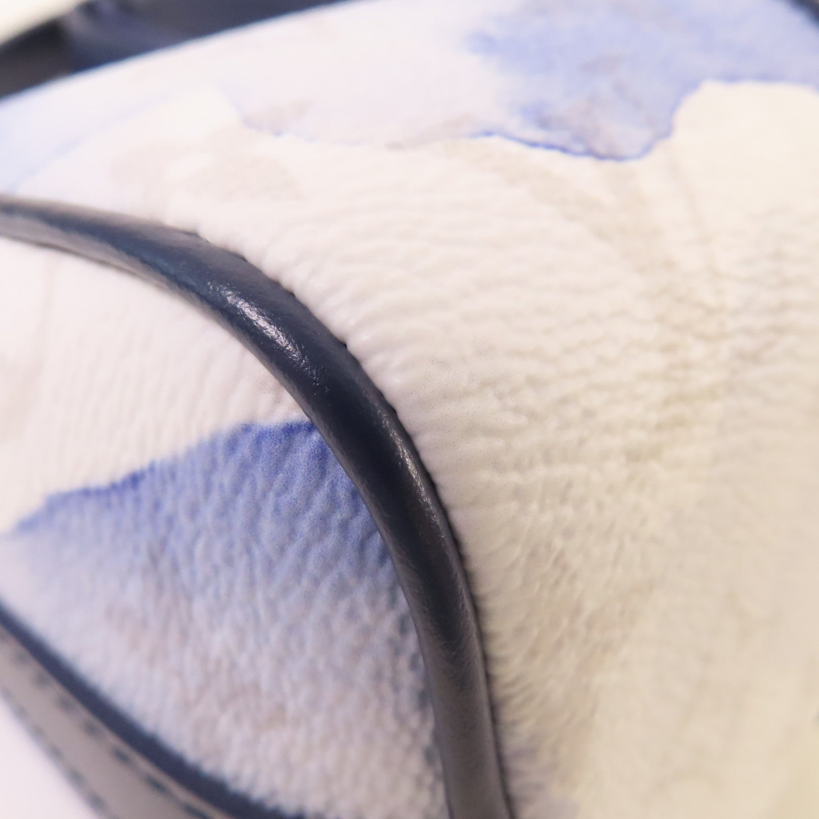 LOUIS VUITTON Monogram Watercolor Keepall XS 2Way Shoulder Bag銀扣手挽肩背兩用袋白色/藍色