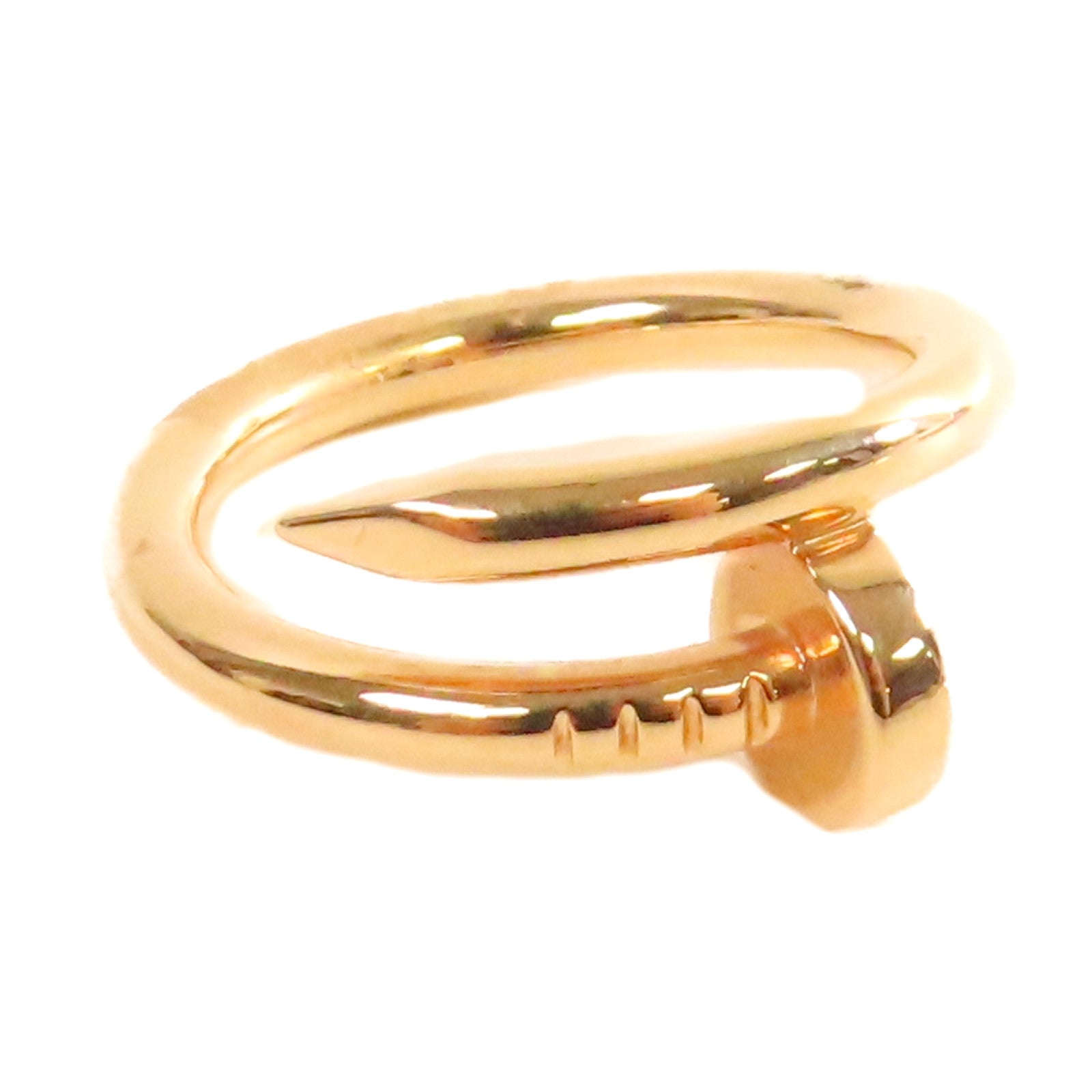 CARTIER 18K玫瑰金Juste Un Clou Ring戒指#56/US#8