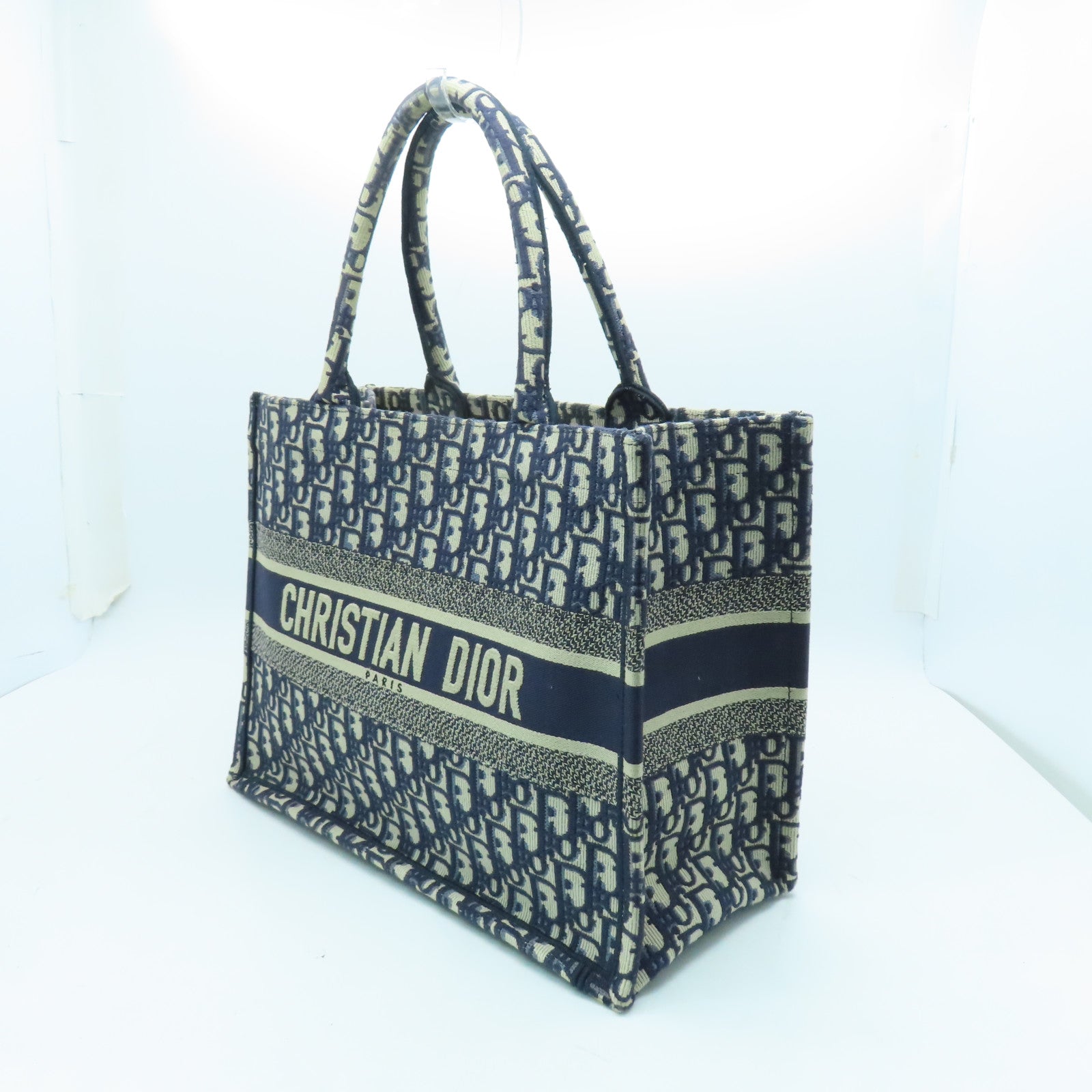 Dior 帆布Book Tote手挽袋/肩背袋藍色