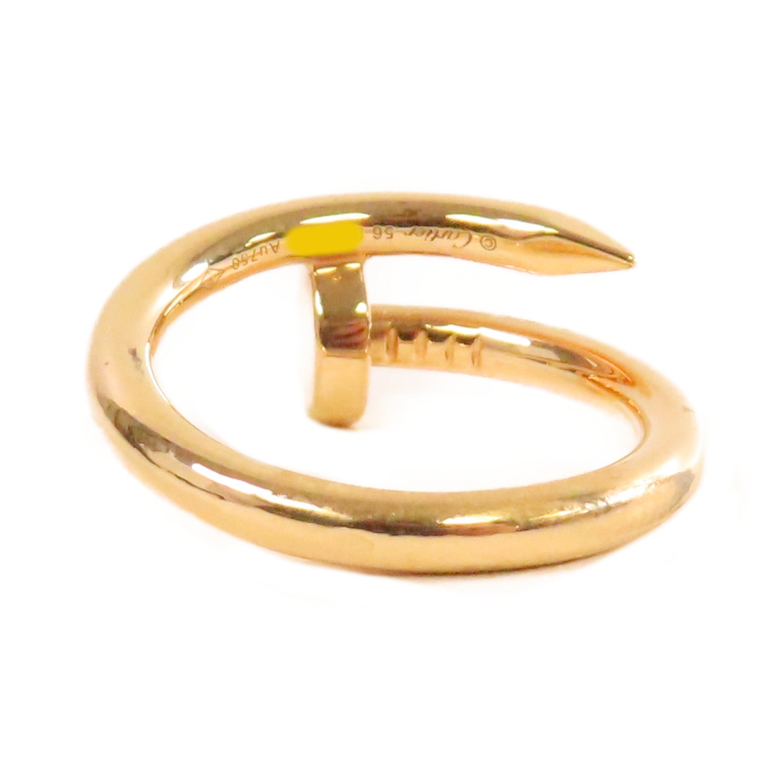 CARTIER 18K玫瑰金Juste Un Clou Ring戒指#56/US#8