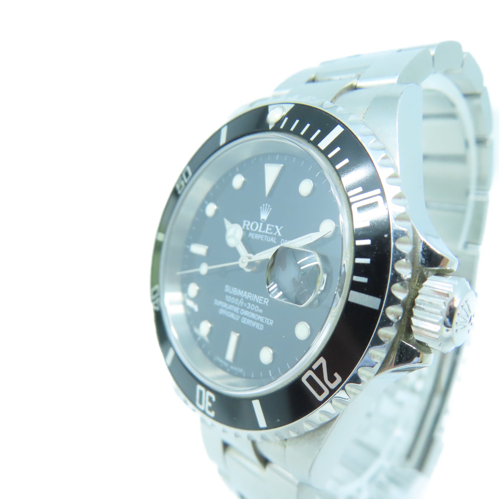 ROLEX Submariner Date不鏽鋼手錶自動機芯黑色