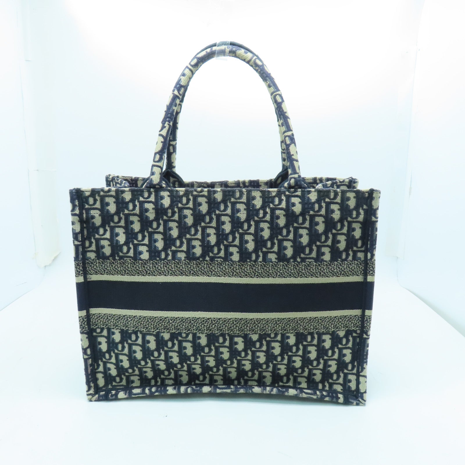 Dior 帆布Book Tote手挽袋/肩背袋藍色