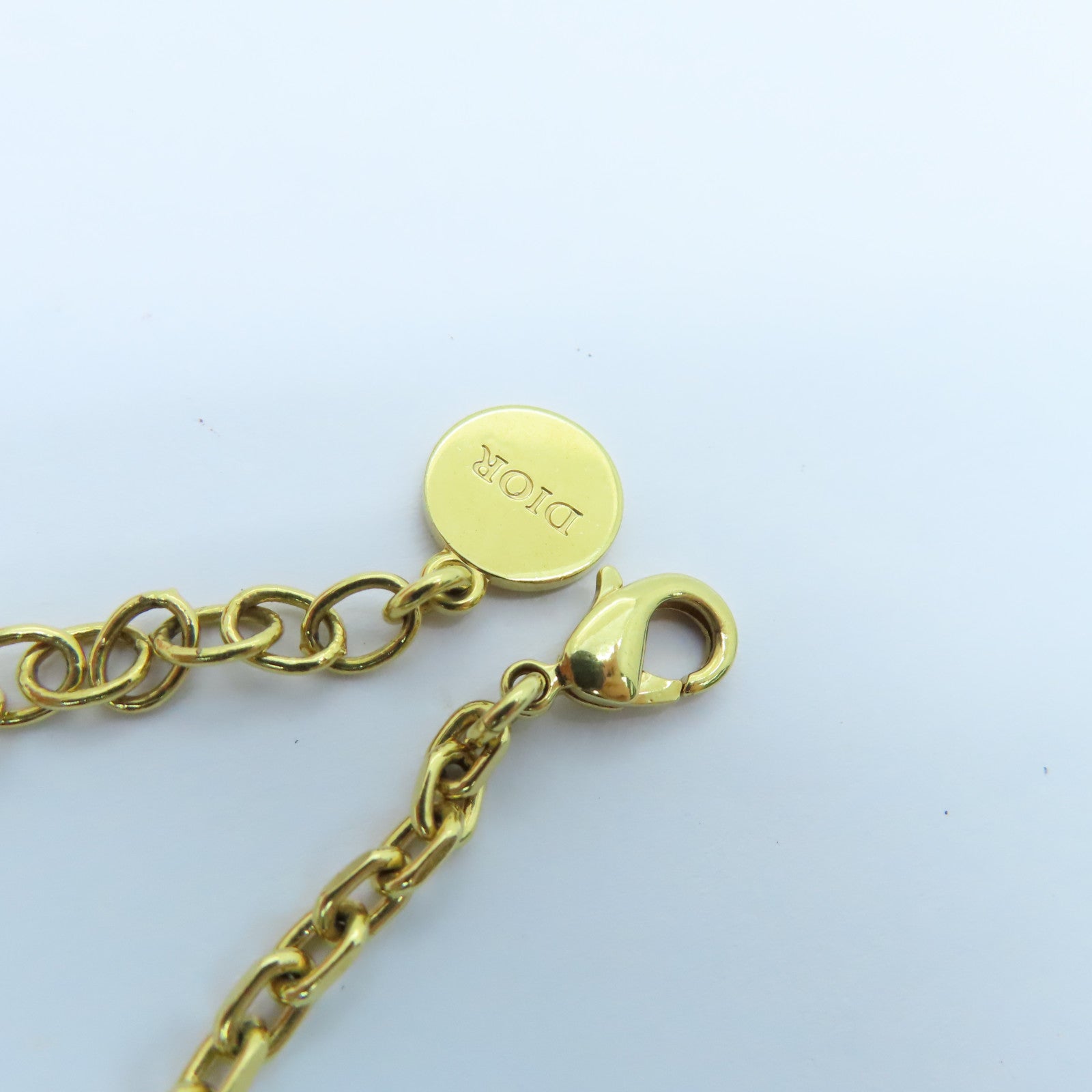 Dior 金屬Evolution Bracelet金扣手錬橙色