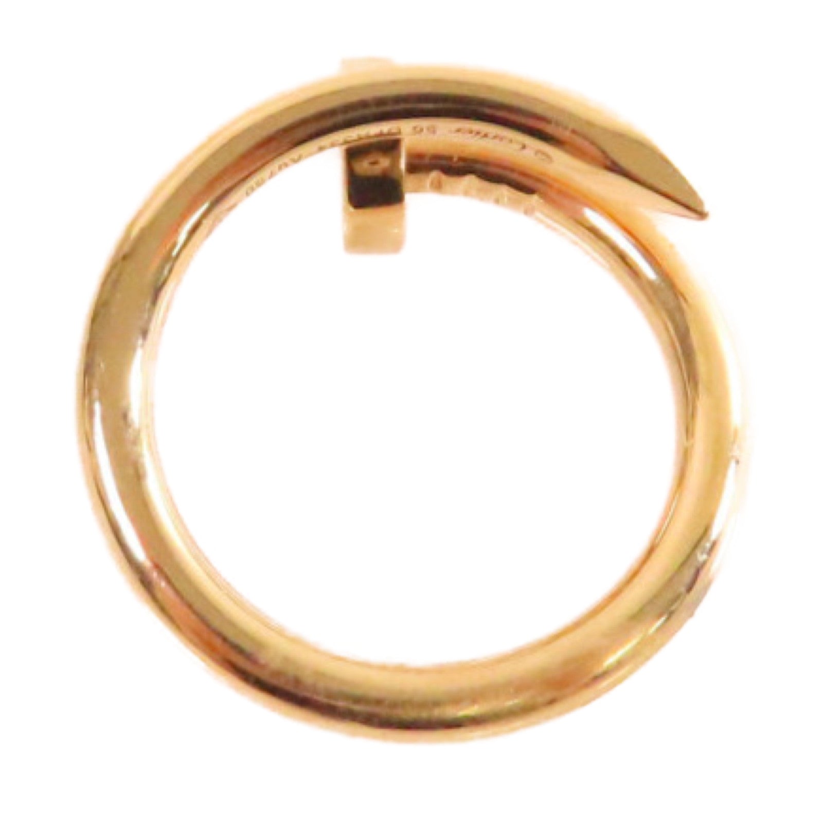 CARTIER 18K玫瑰金Juste Un Clou Ring戒指#56/US#8
