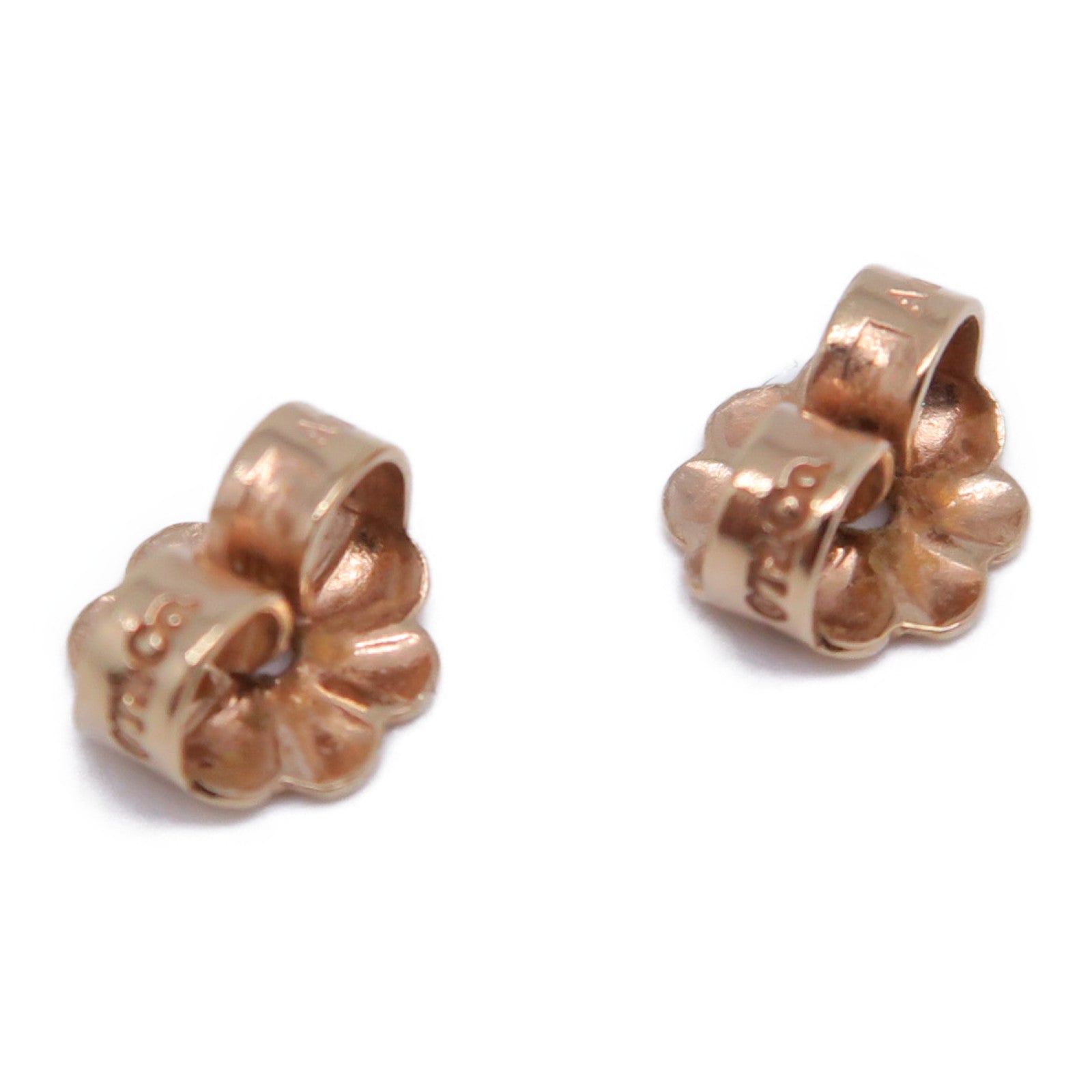 TIFFANY＆CO 18K玫瑰金T Smile耳環
