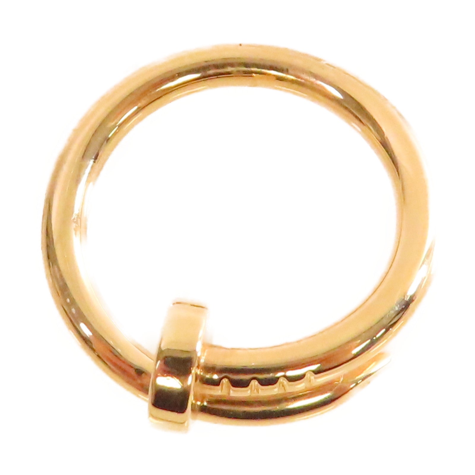 CARTIER 18K玫瑰金Juste Un Clou Ring戒指#56/US#8