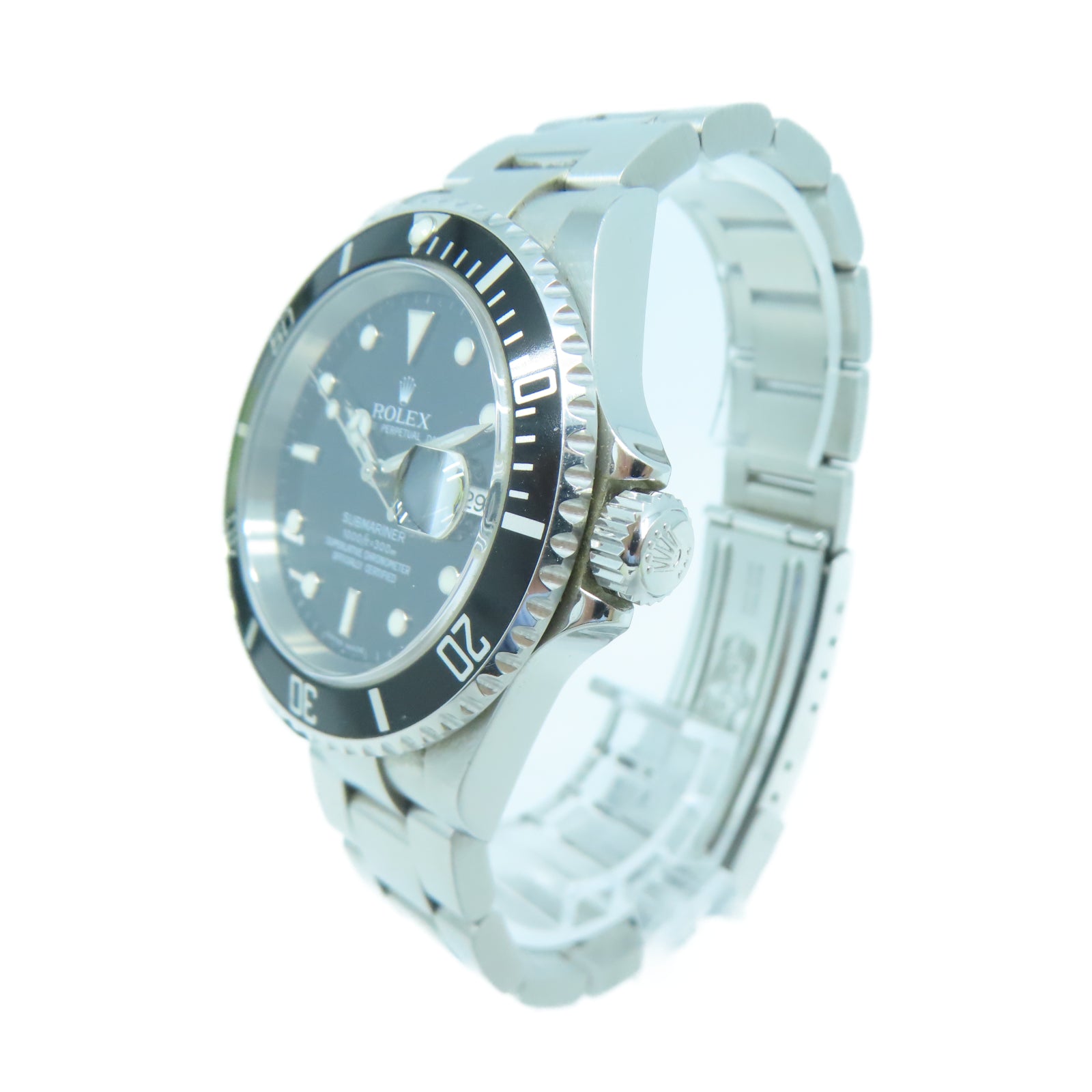 ROLEX Submariner Date不鏽鋼手錶自動機芯黑色