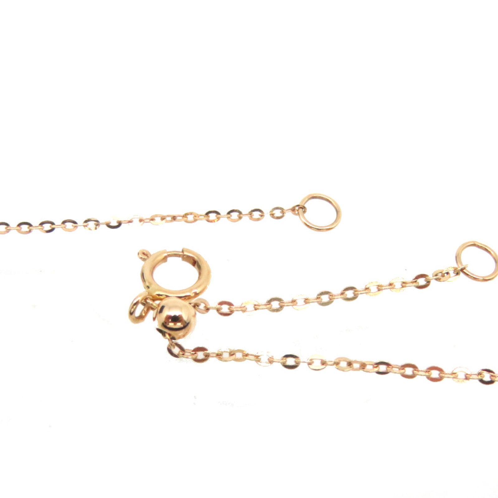 JEWELRY 18K玫瑰金/0.07ct藍寶石/0.04ct鑽石Sapphire Necklace項鏈