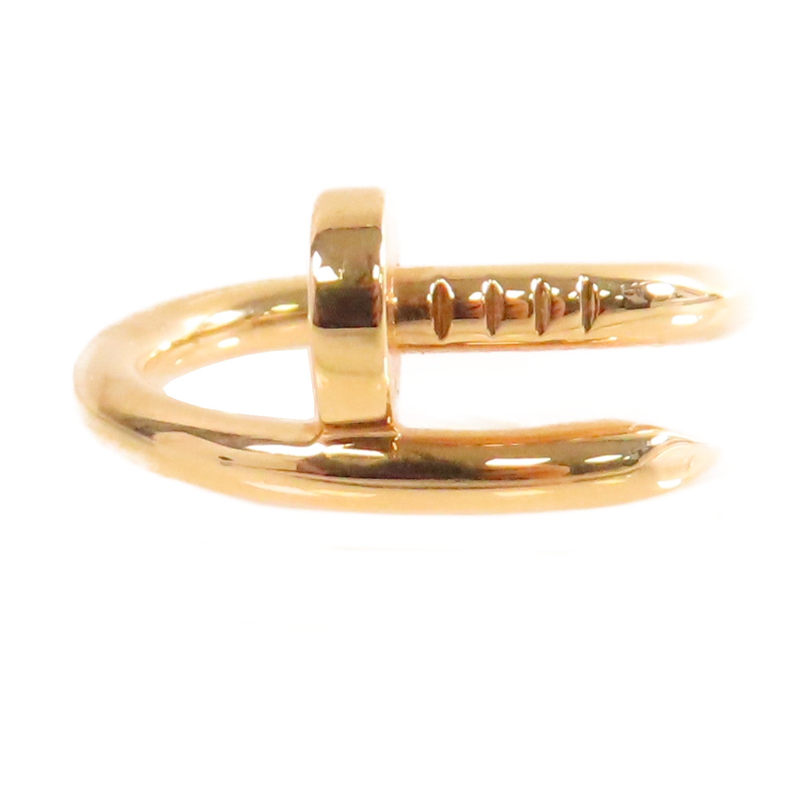 CARTIER 18K玫瑰金Juste Un Clou Ring戒指#56/US#8