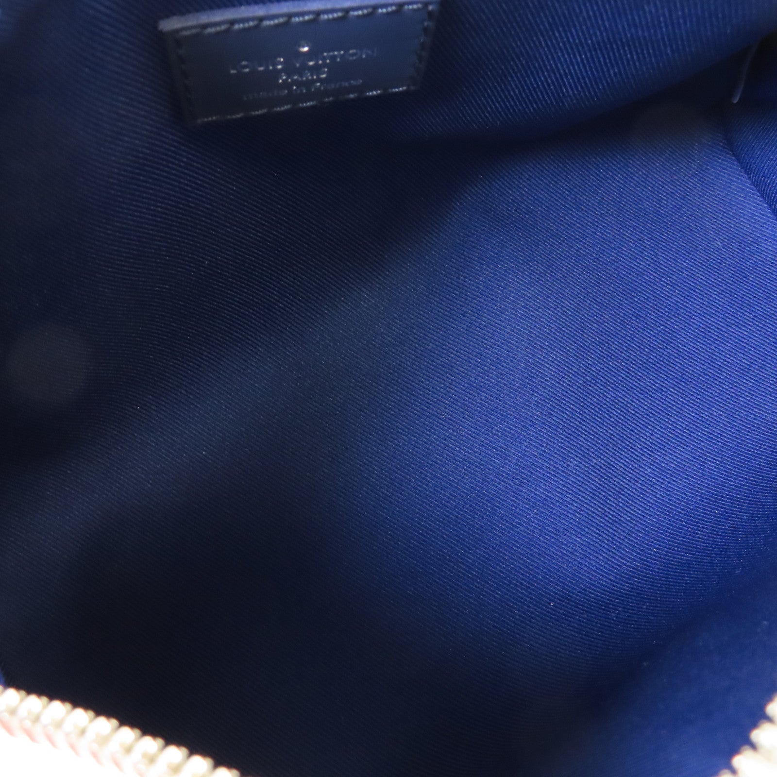 LOUIS VUITTON Monogram Watercolor Keepall XS 2Way Shoulder Bag銀扣手挽肩背兩用袋白色/藍色