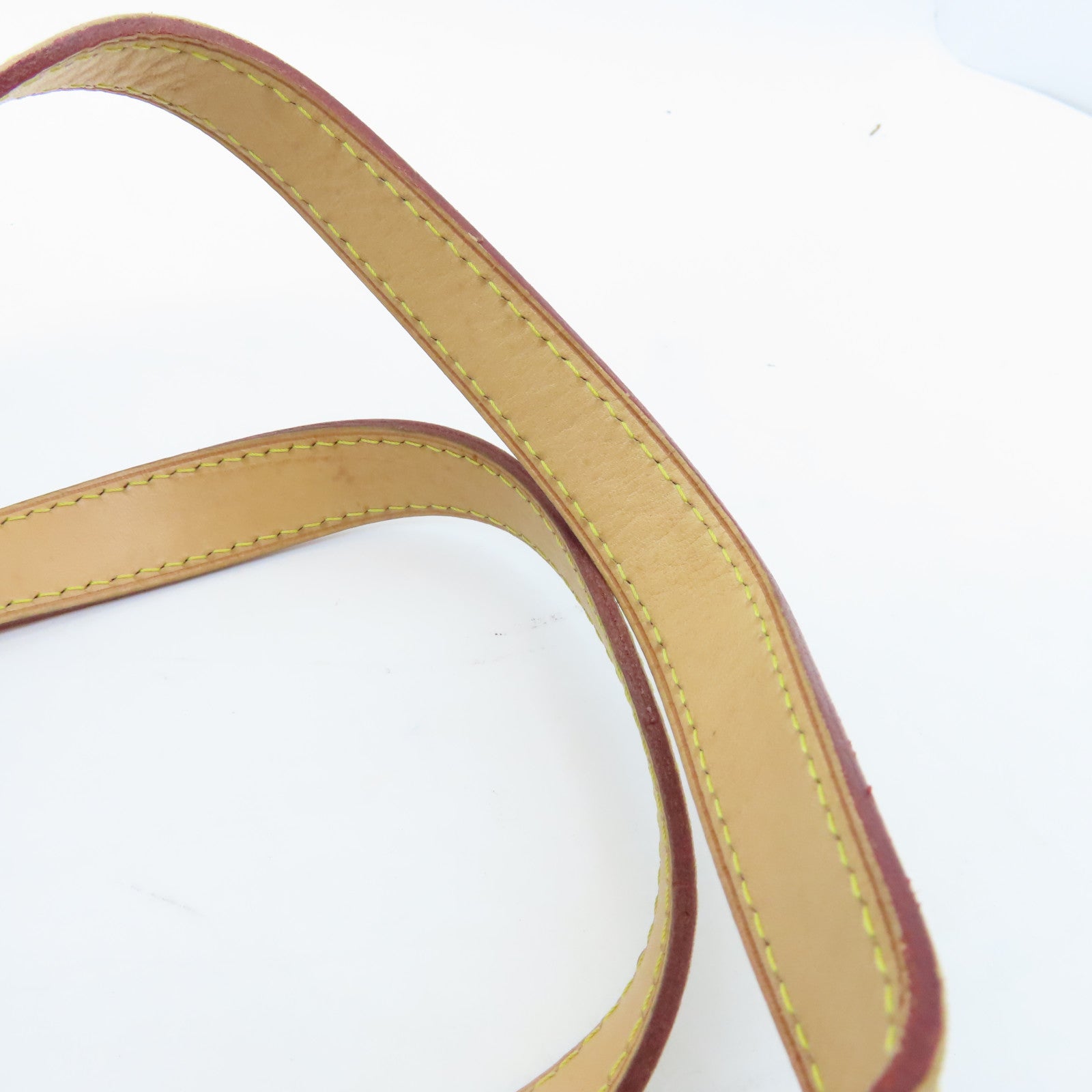LOUIS VUITTON Monogram Palamo PM gold buckle handle shoulder bag brown