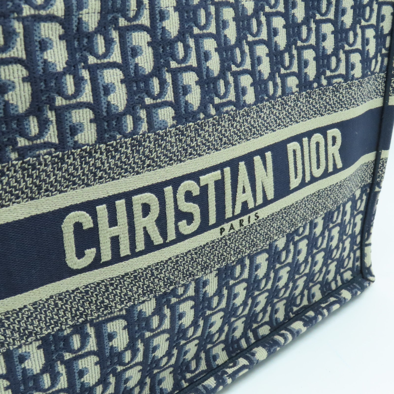 Dior 帆布Book Tote手挽袋/肩背袋藍色