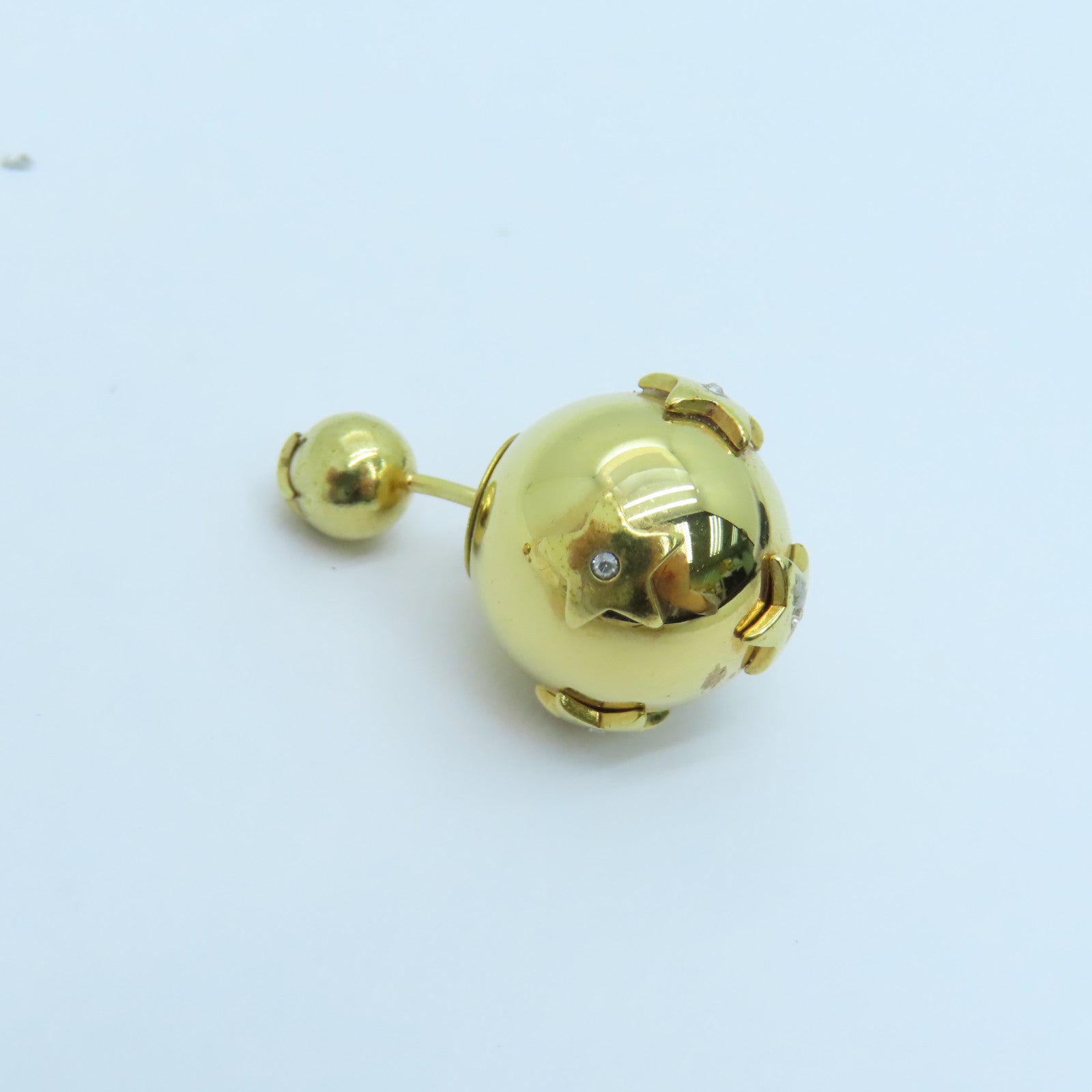 Dior 金屬Tribales Earrings耳環金色