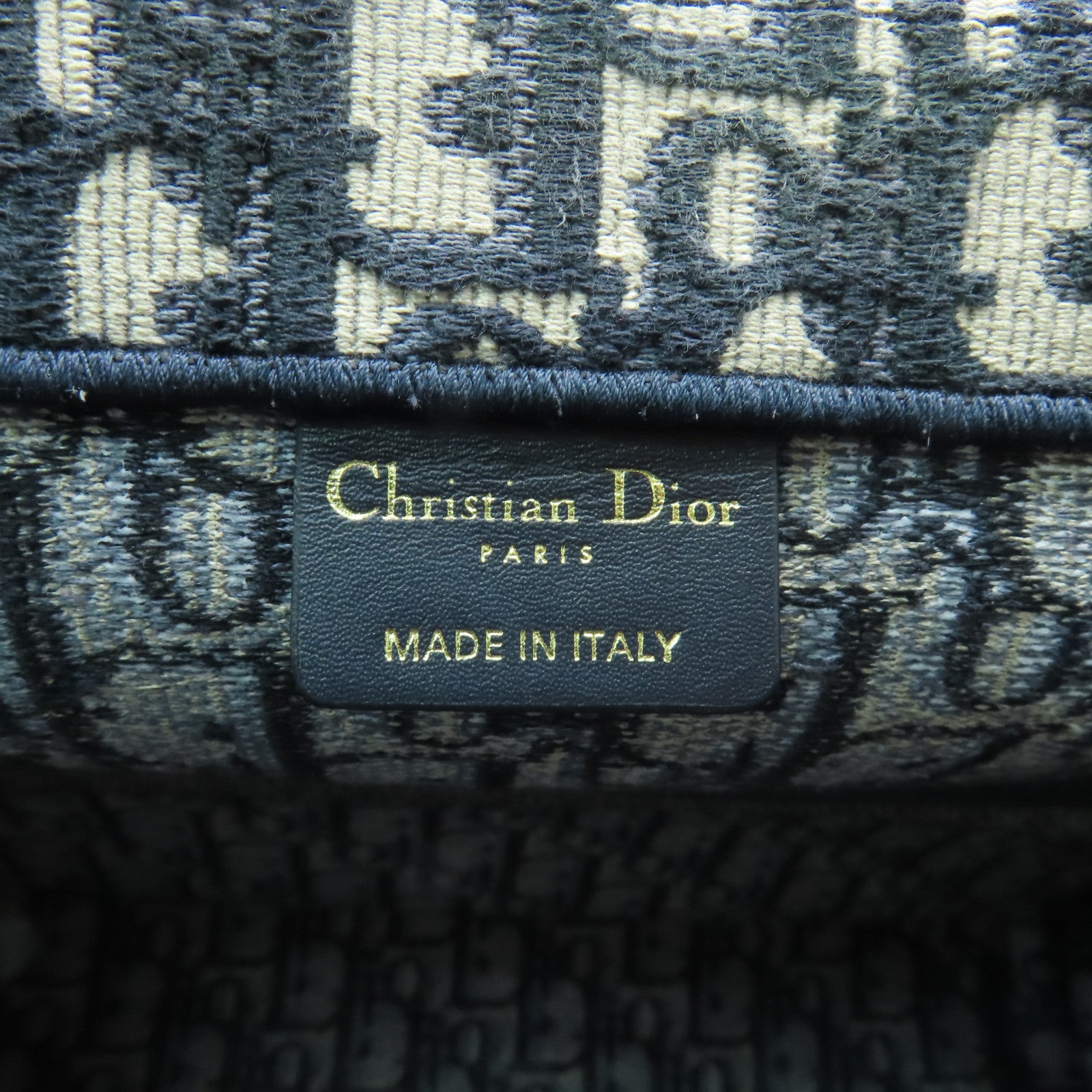 Dior 帆布Book Tote手挽袋/肩背袋藍色