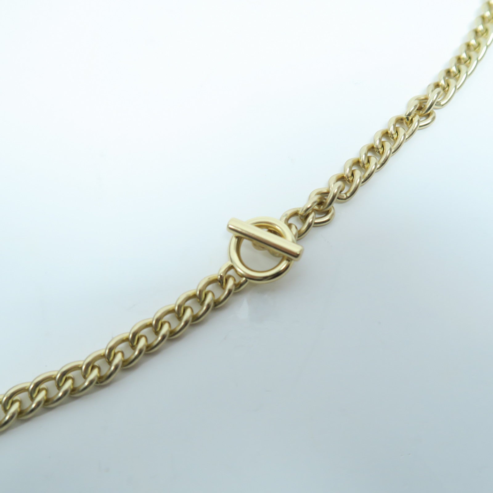 COACH 帆布/皮革Chain Shoulder Bag金扣鏈帶肩背袋藍色
