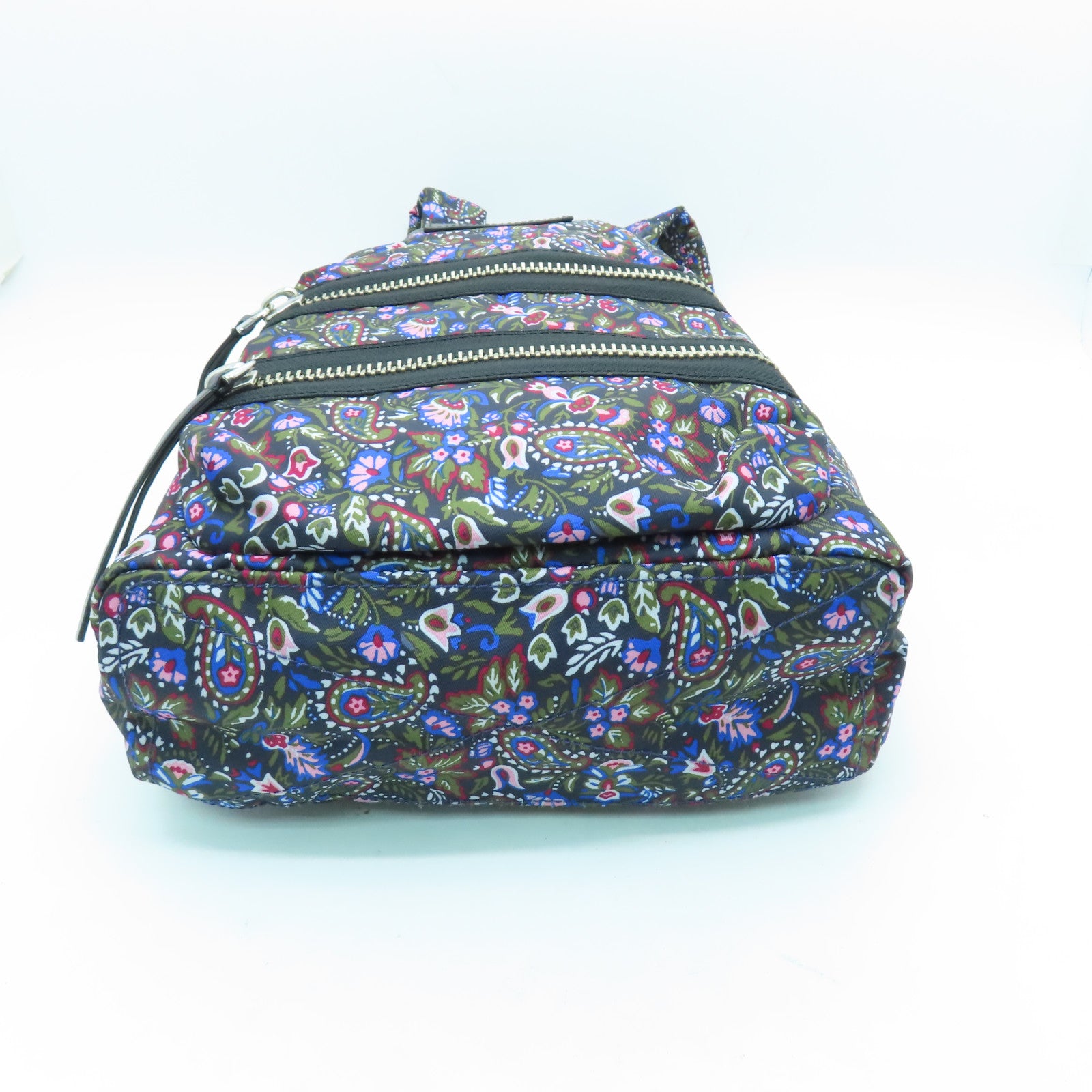MARC JACOBS Nylon Backpack Silver Buckle Backpack Khaki