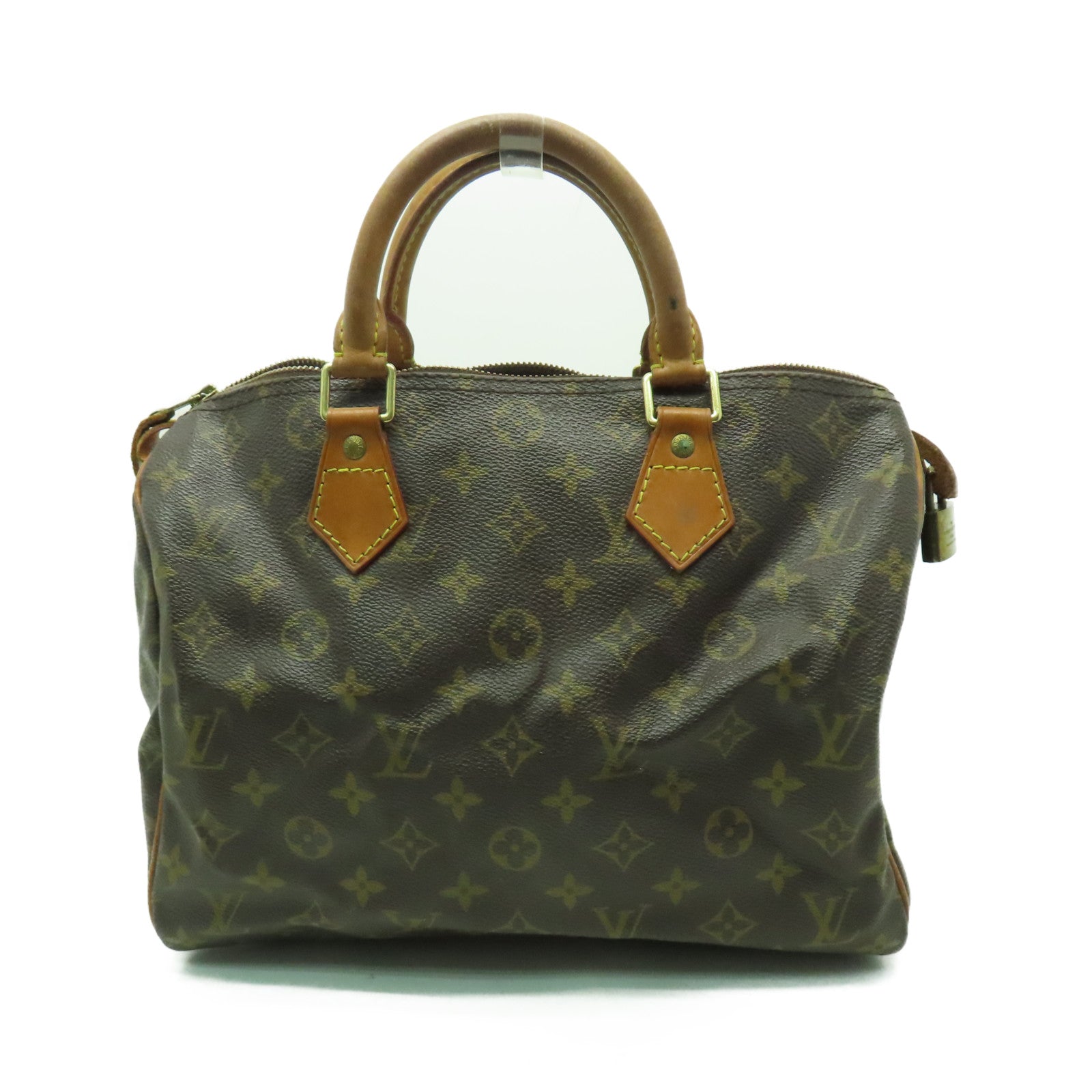 LOUIS VUITTON 【激減優惠】Monogram Speedy 30金扣手挽袋啡色