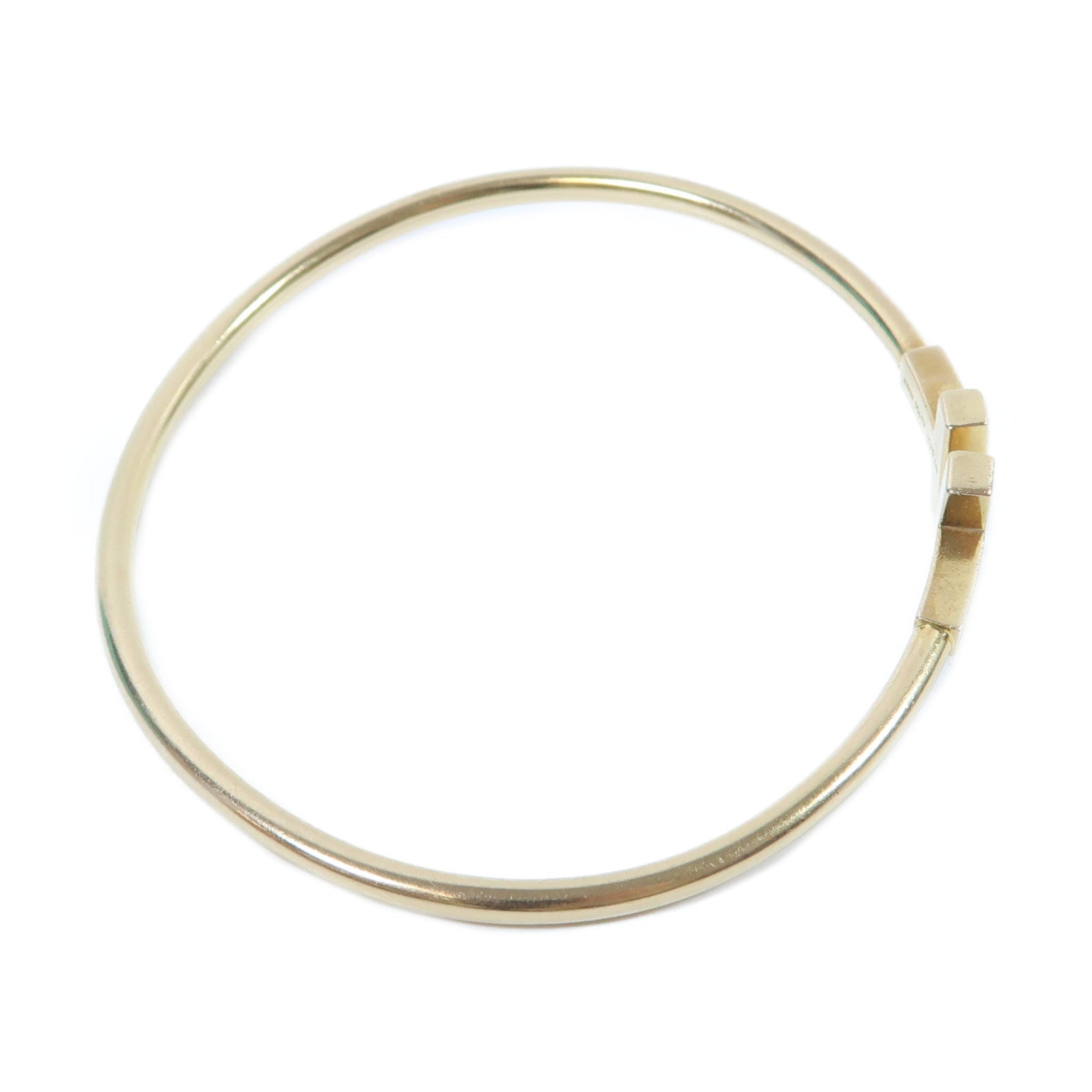 TIFFANY＆CO 18K黃金Diamond Wire Bracelet鑽石手鐲