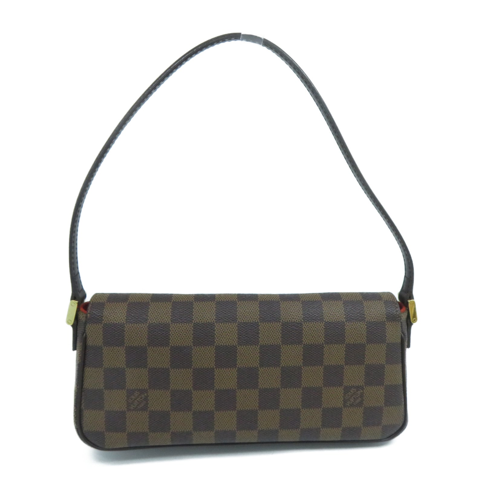 LOUIS VUITTON Damier Recoleta金扣肩背袋啡色