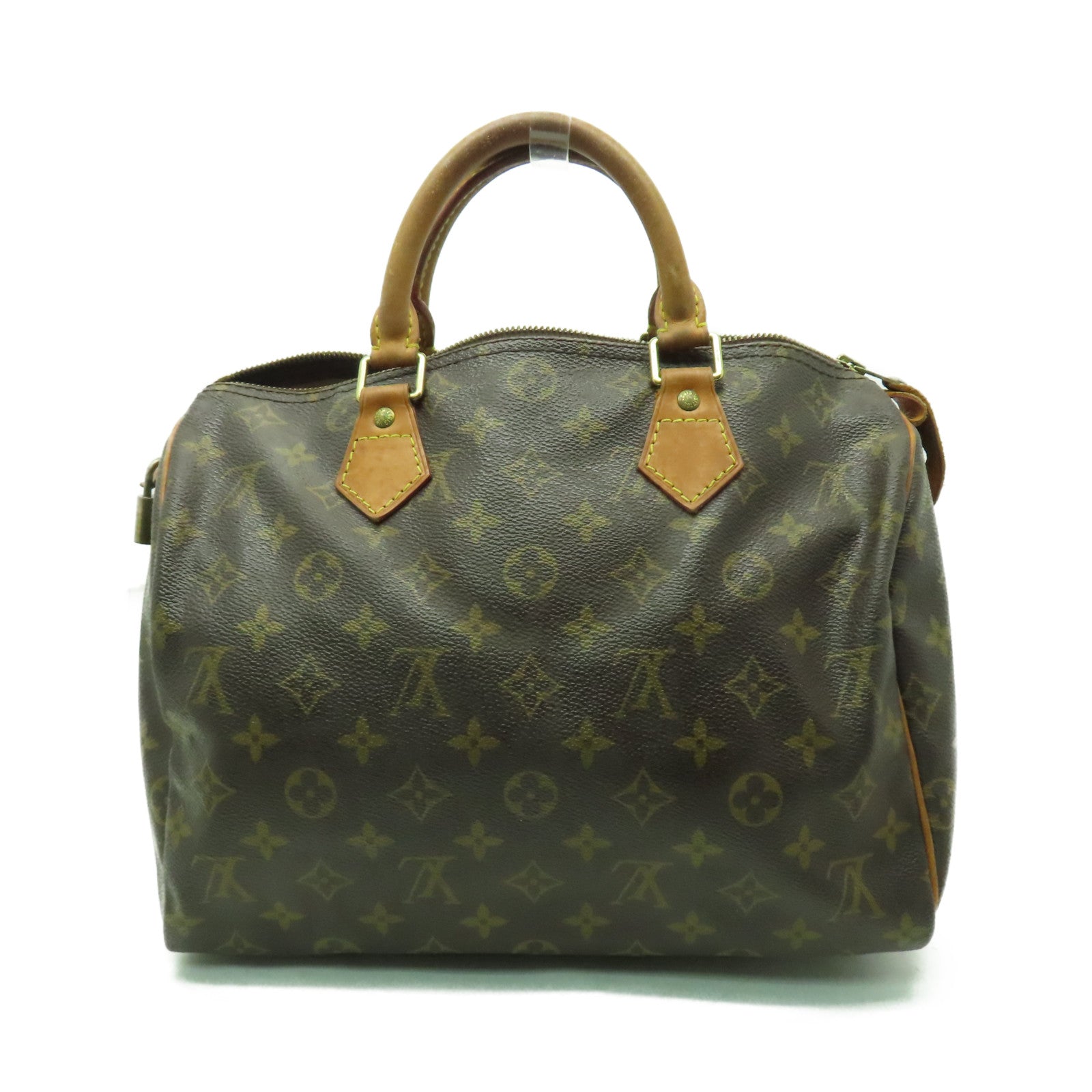 LOUIS VUITTON 【激減優惠】Monogram Speedy 30金扣手挽袋啡色