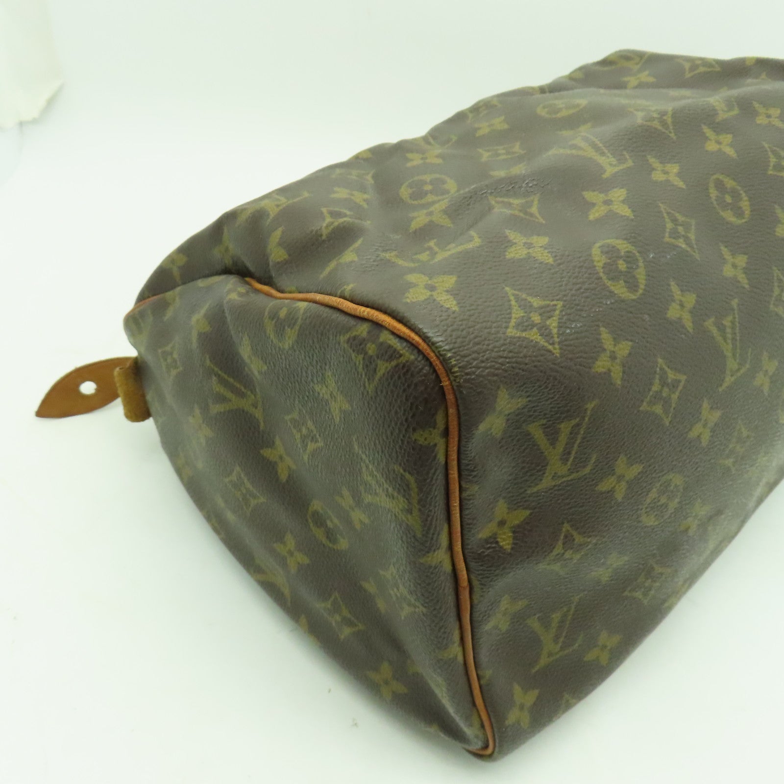 LOUIS VUITTON 【激減優惠】Monogram Speedy 30金扣手挽袋啡色