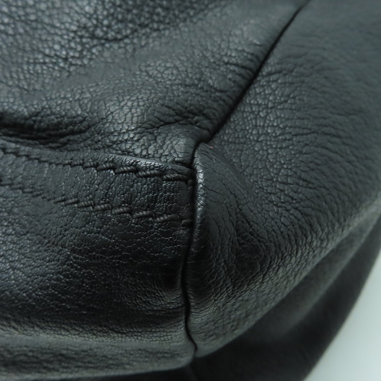GIVENCHY 皮革Pandora Bag銀扣手挽肩背兩用袋黑色