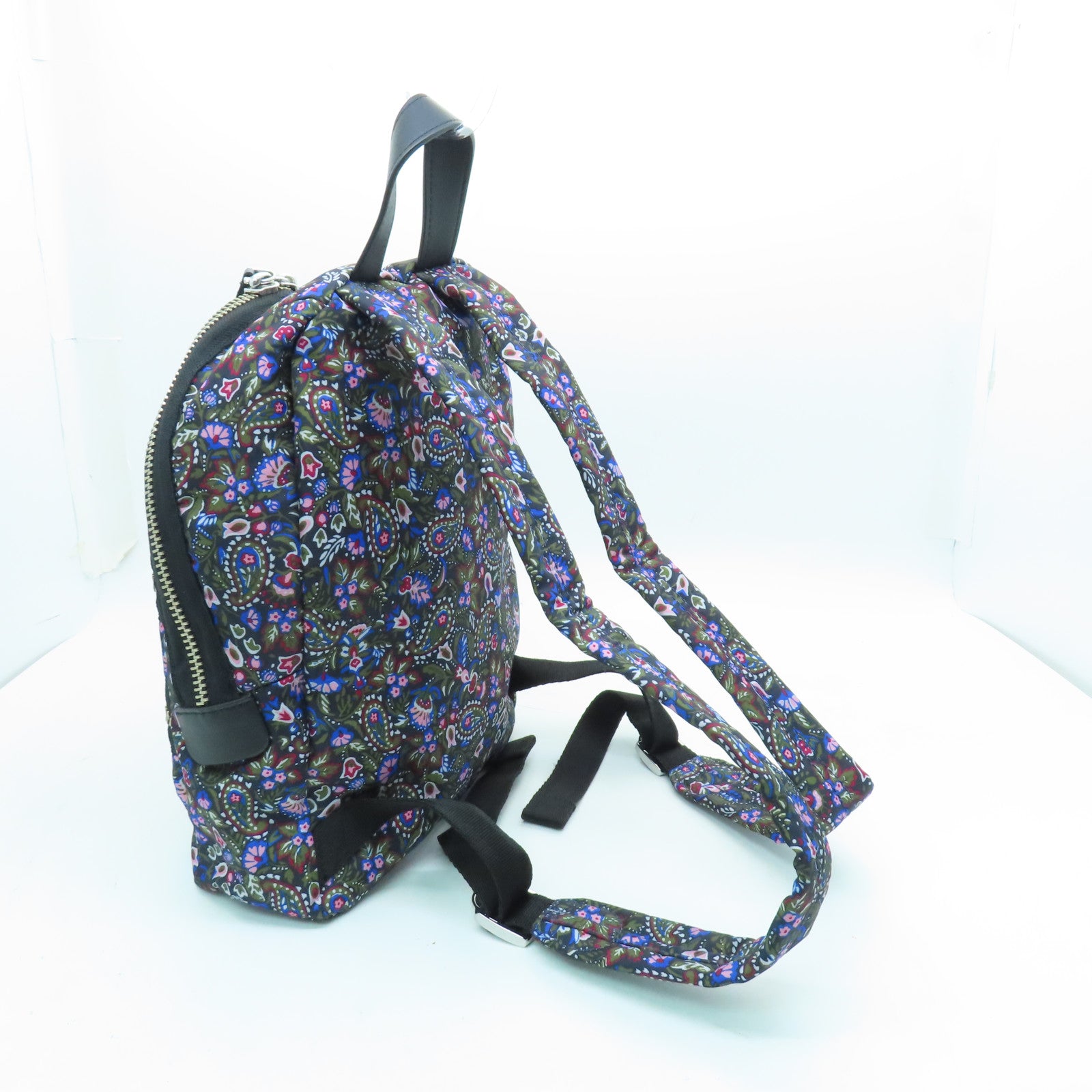 MARC JACOBS Nylon Backpack Silver Buckle Backpack Khaki