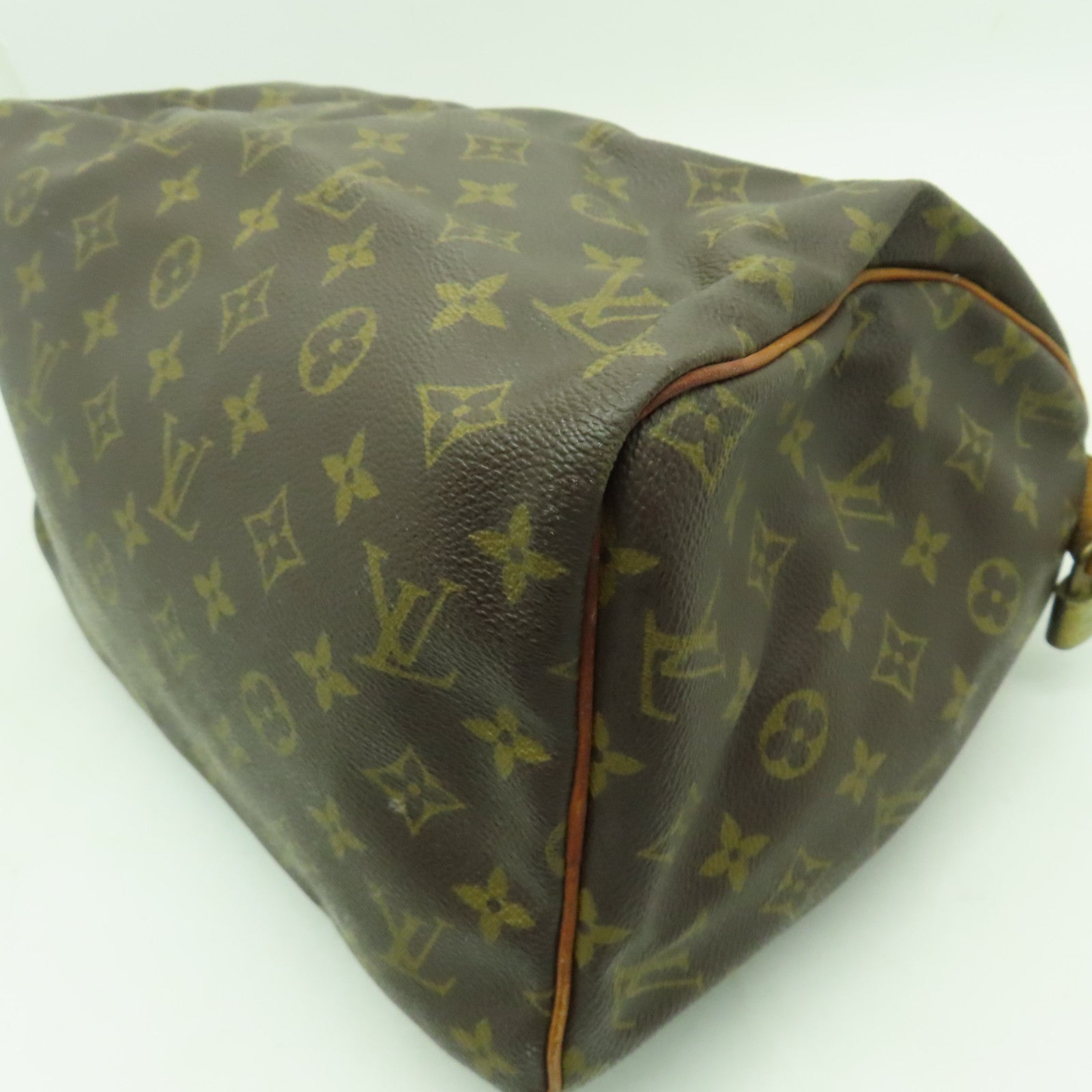 LOUIS VUITTON 【激減優惠】Monogram Speedy 30金扣手挽袋啡色