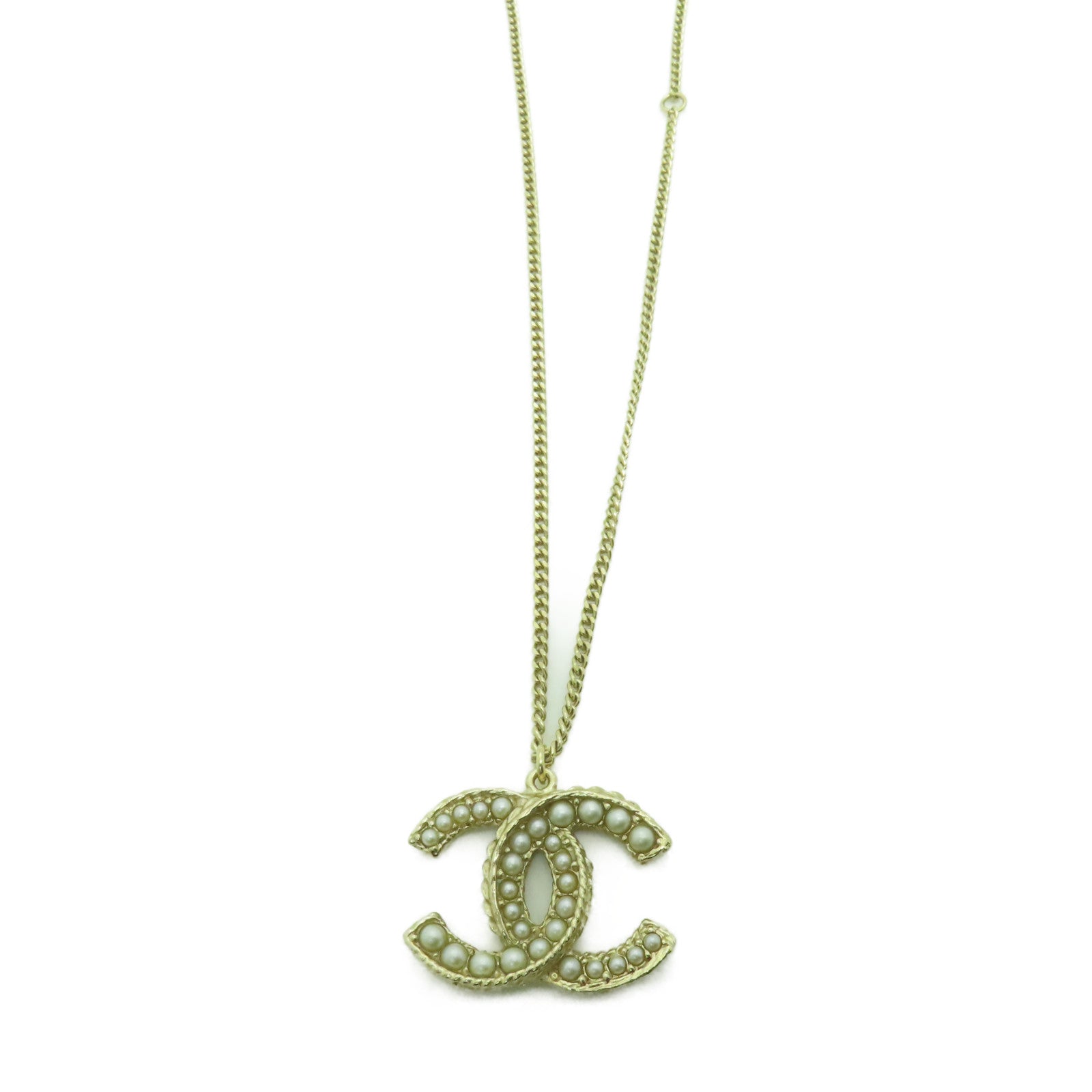 CHANEL 金屬Necklace項鏈金色