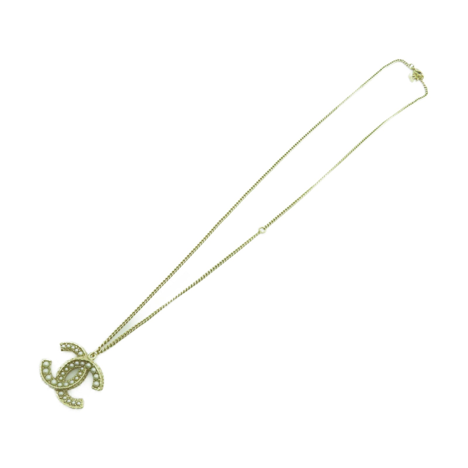 CHANEL 金屬Necklace項鏈金色
