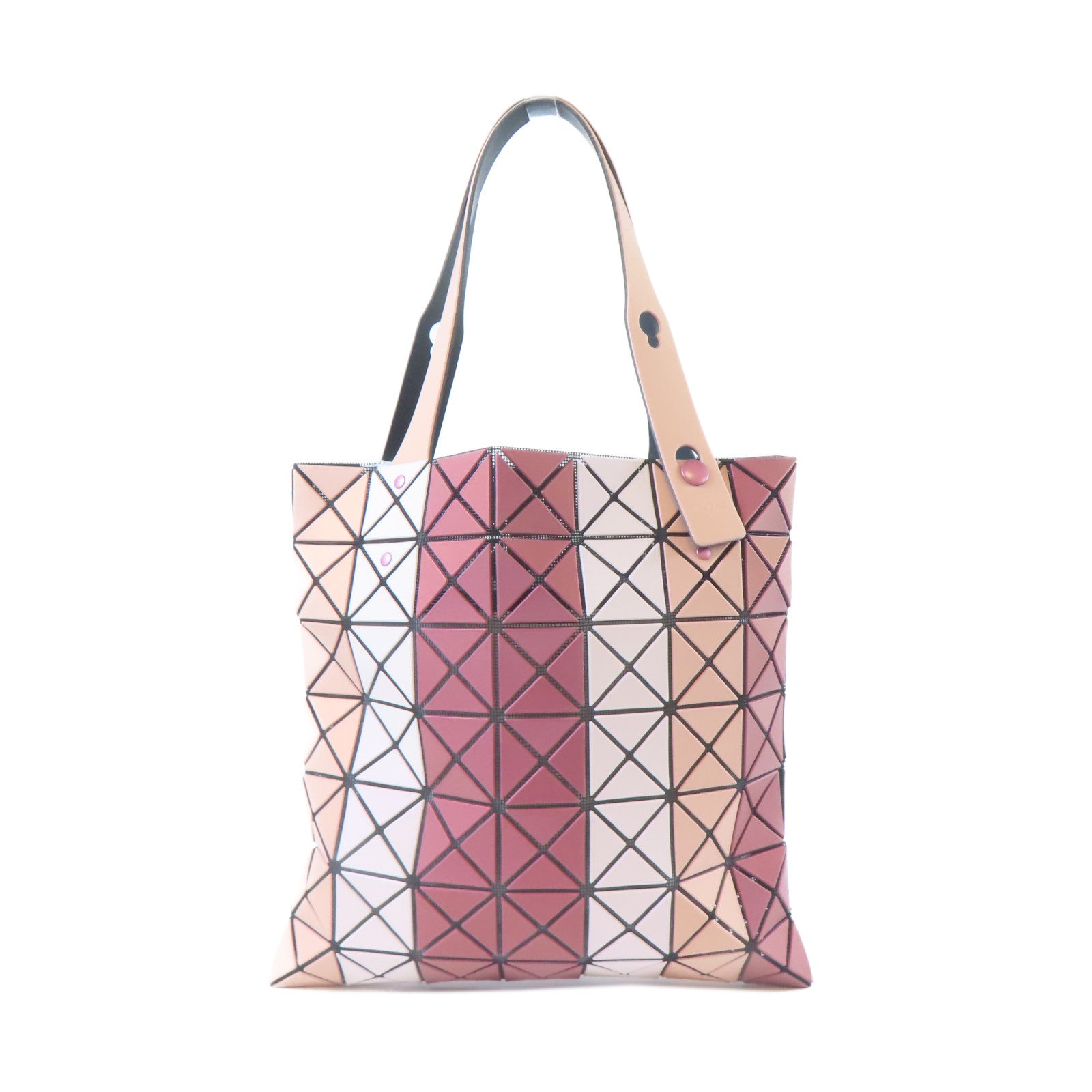 ISSEY MIYAKE PVC Issey Miyake Bao Bao黑扣肩背袋桃色/粉紅色