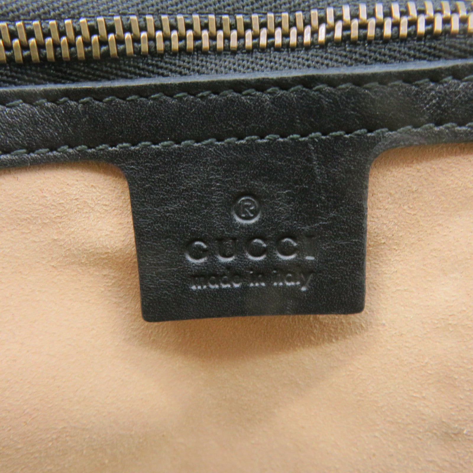 GUCCI 牛皮皮革GG Marmont Chain Shoulder Bag金扣鏈帶肩背袋黑色