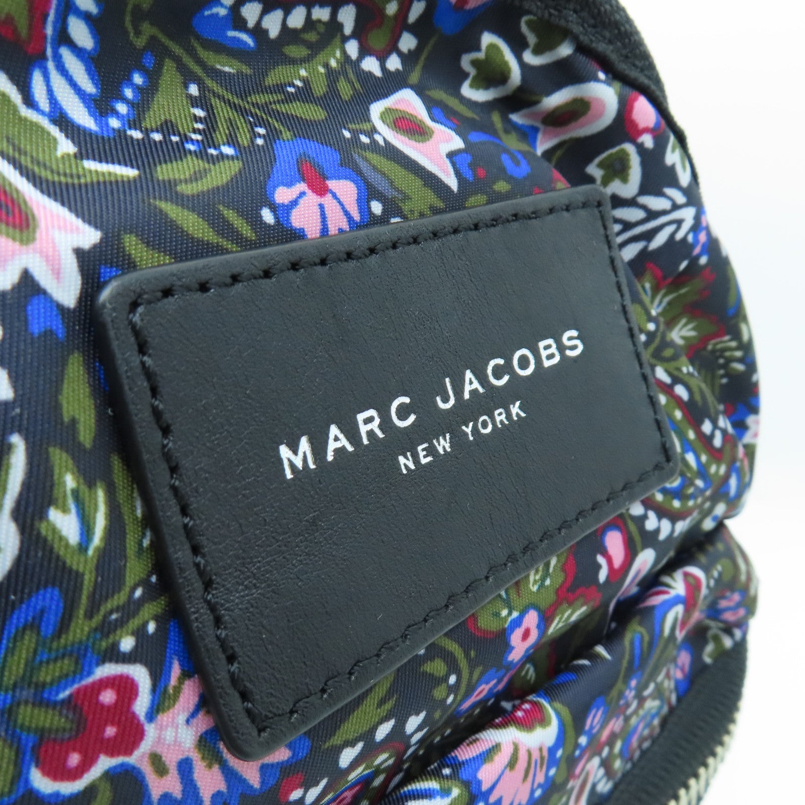 MARC JACOBS Nylon Backpack Silver Buckle Backpack Khaki