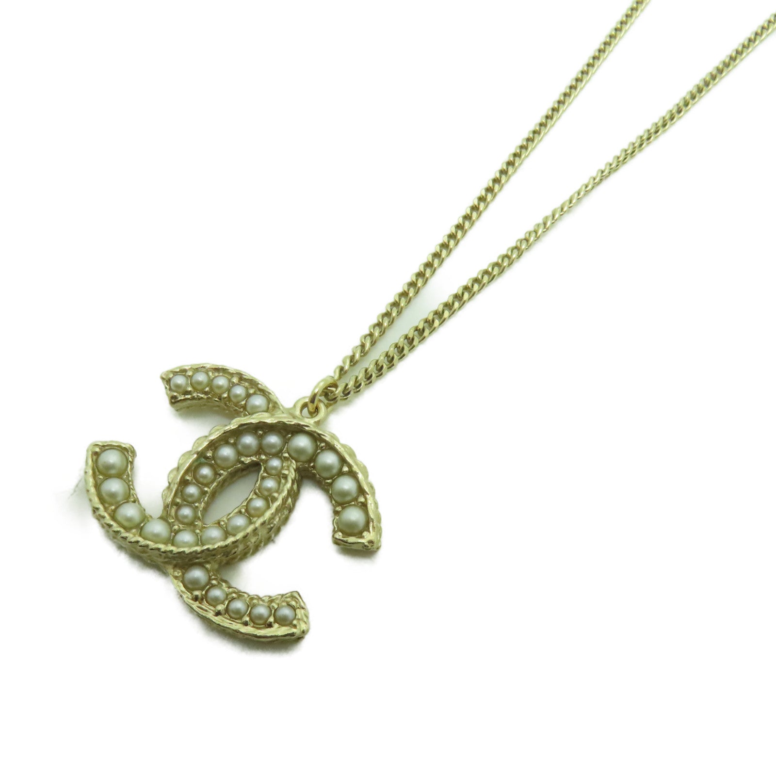 CHANEL 金屬Necklace項鏈金色