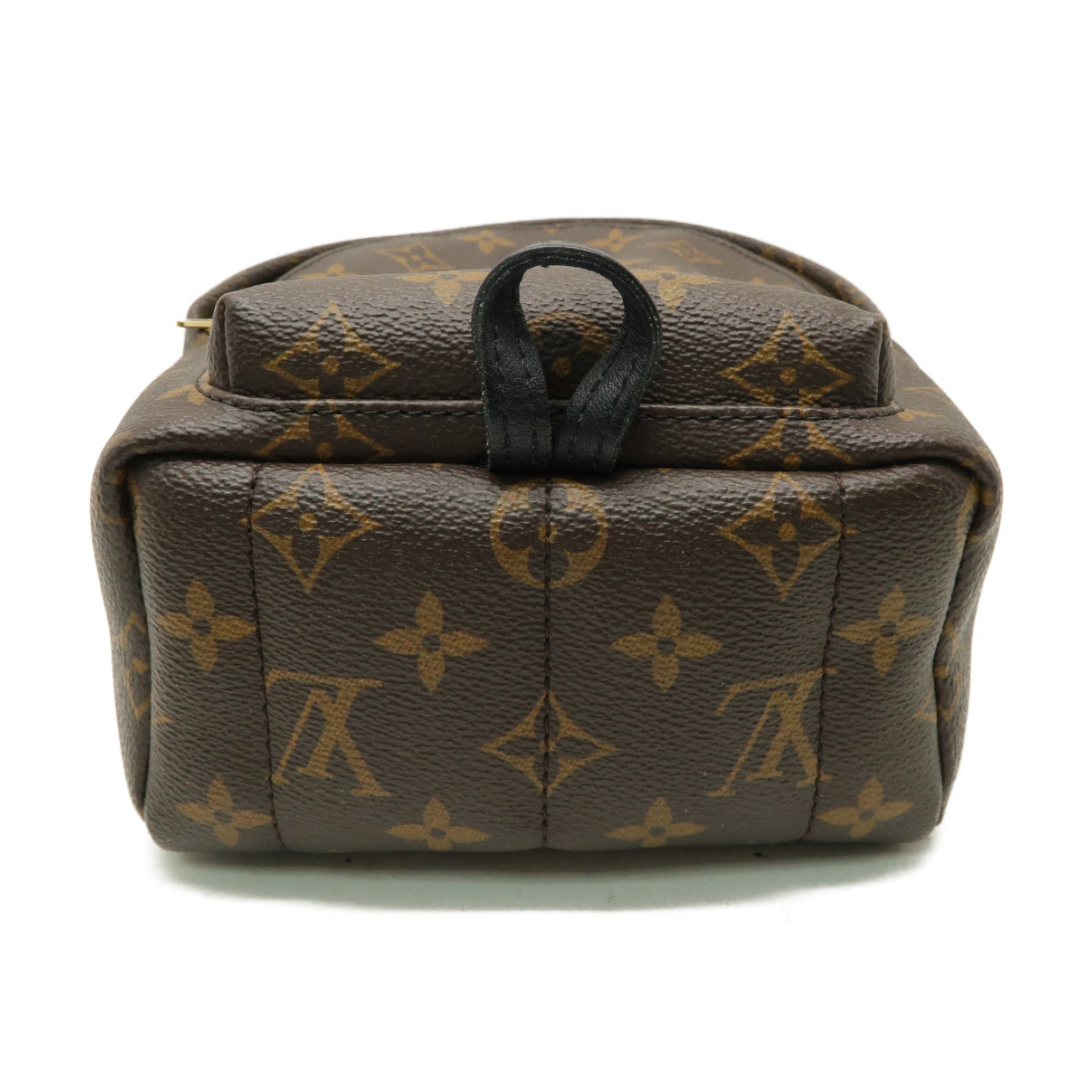 LOUIS VUITTON Monogram Macassar Palm Springs Backpack Mini金扣背包棕色黒色