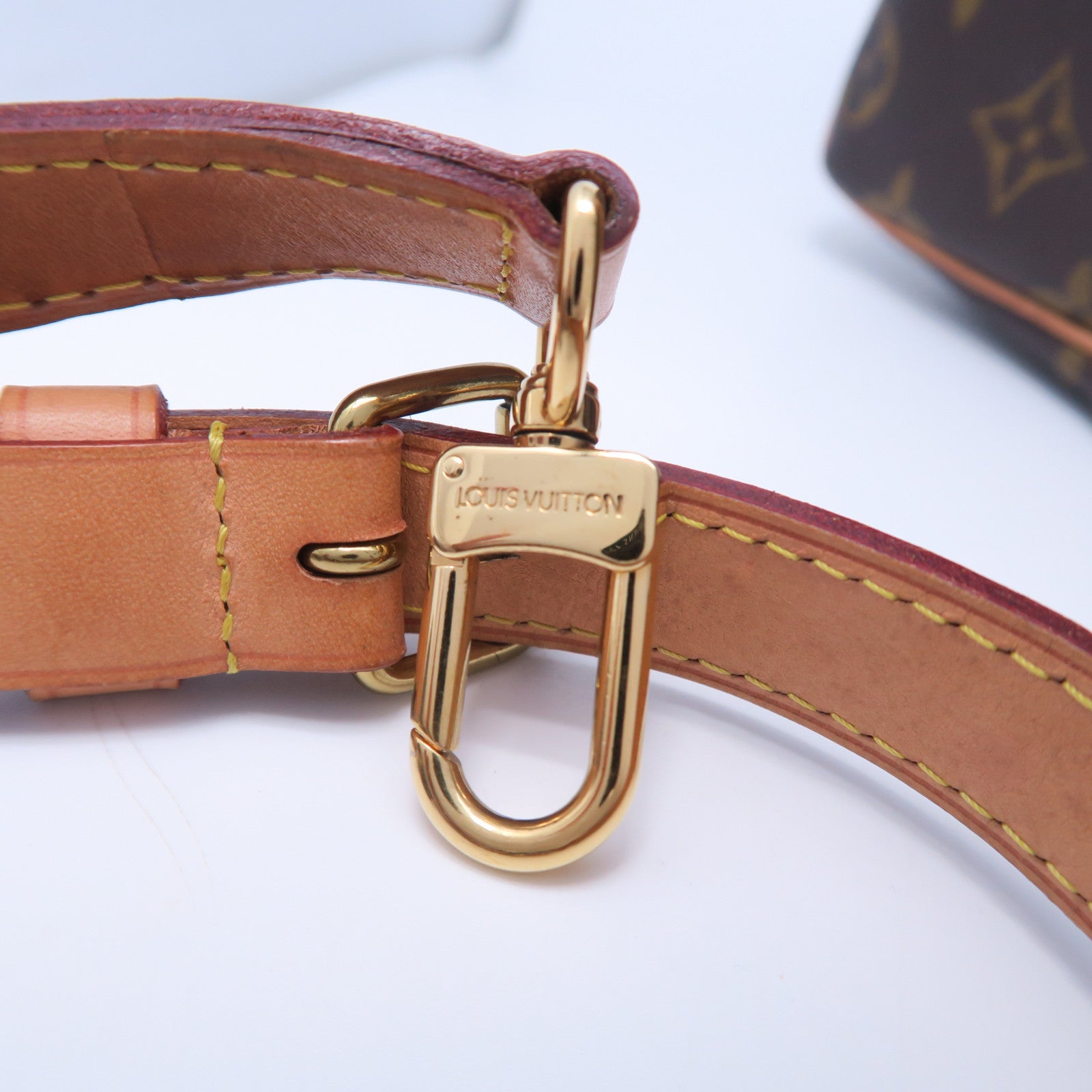 LOUIS VUITTON Monogram Speedy Bandouliere 35金扣手挽肩背兩用袋啡色