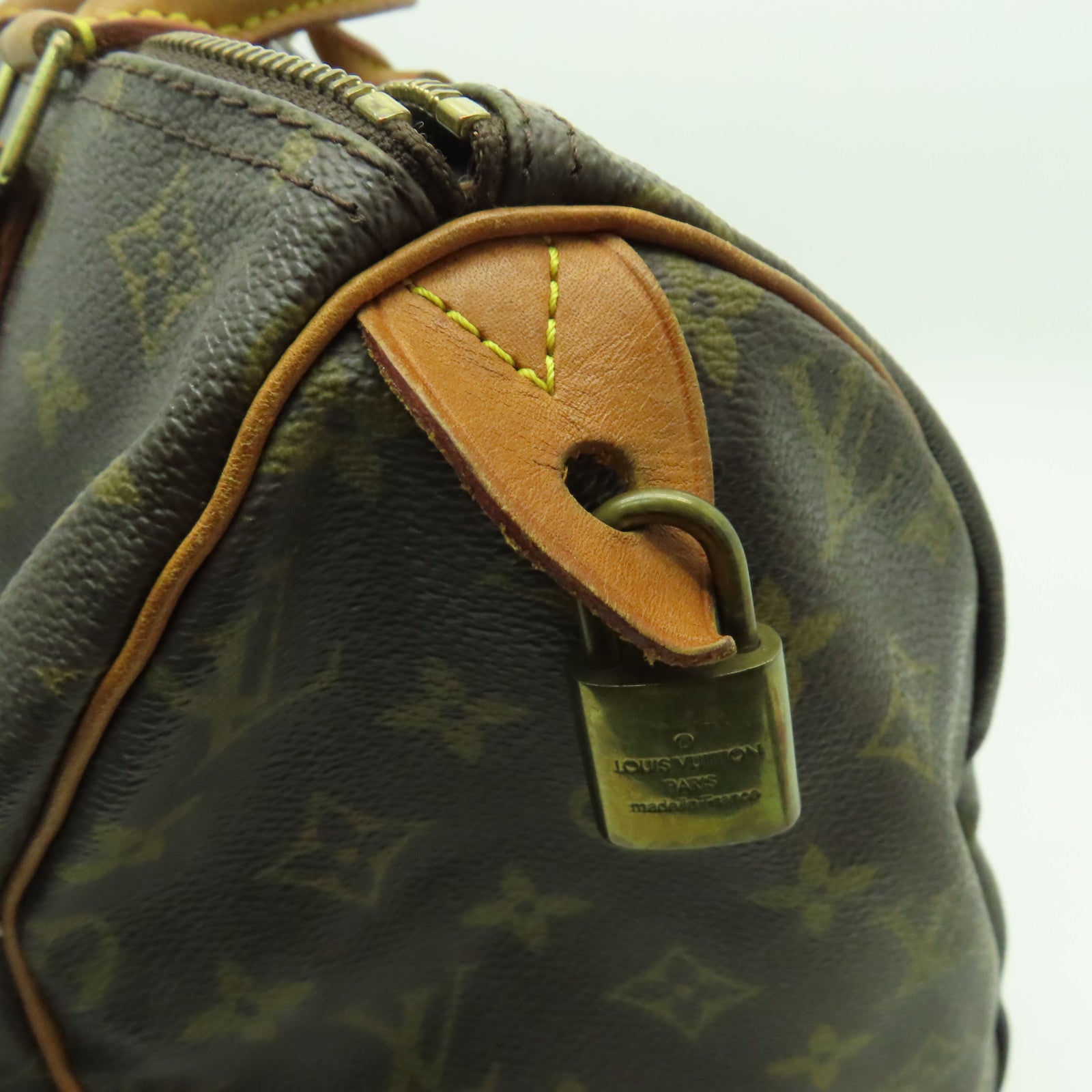 LOUIS VUITTON 【激減優惠】Monogram Speedy 30金扣手挽袋啡色