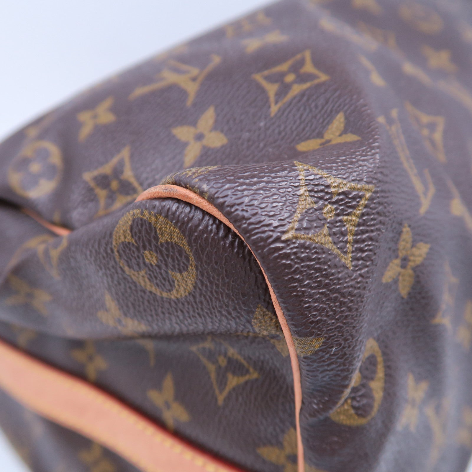 LOUIS VUITTON Monogram Speedy Bandouliere 35金扣手挽肩背兩用袋啡色