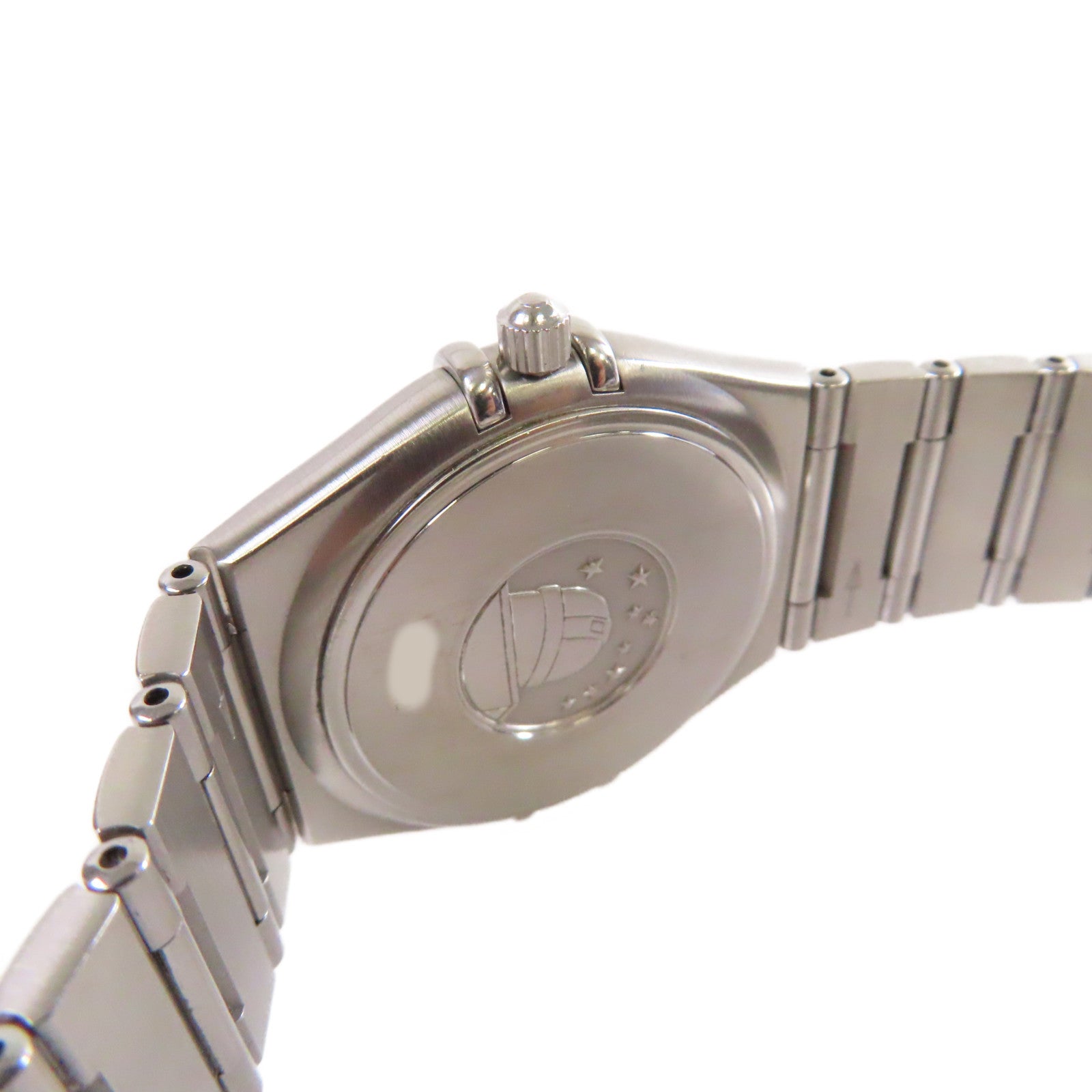 OMEGA Constellation Watch不鏽鋼石英機芯手錶碳灰色/銀色