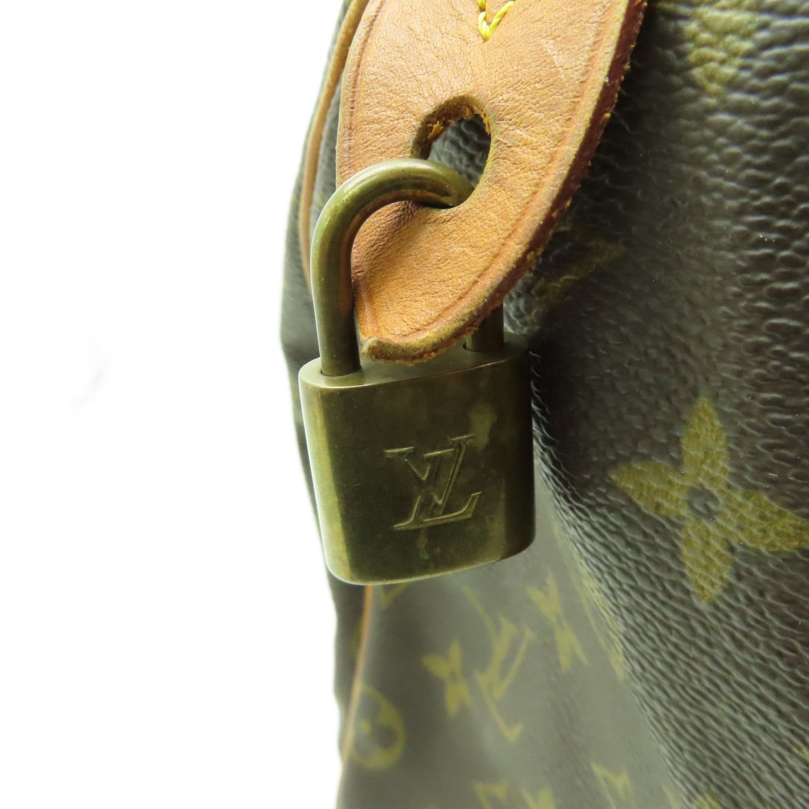 LOUIS VUITTON 【激減優惠】Monogram Speedy 30金扣手挽袋啡色