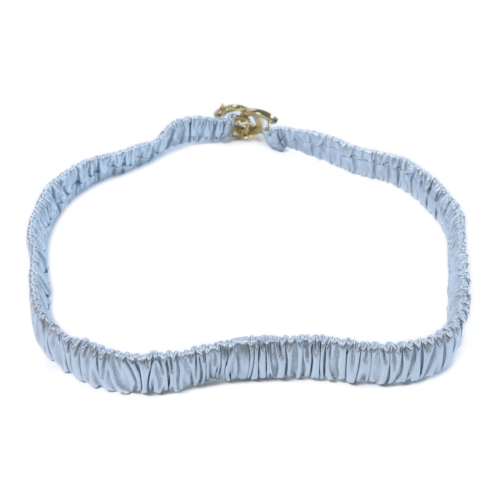 CHANEL 羊皮皮革Belt金扣皮帶