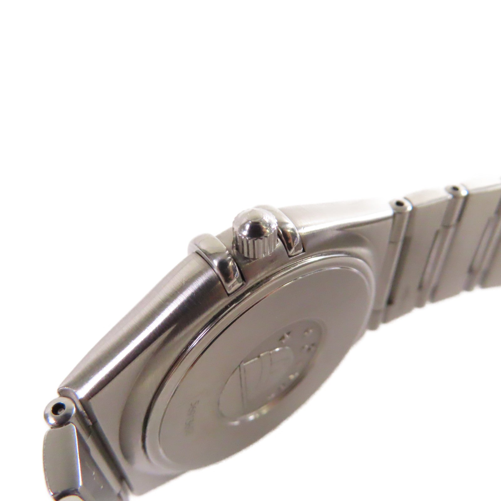 OMEGA Constellation Watch不鏽鋼石英機芯手錶碳灰色/銀色