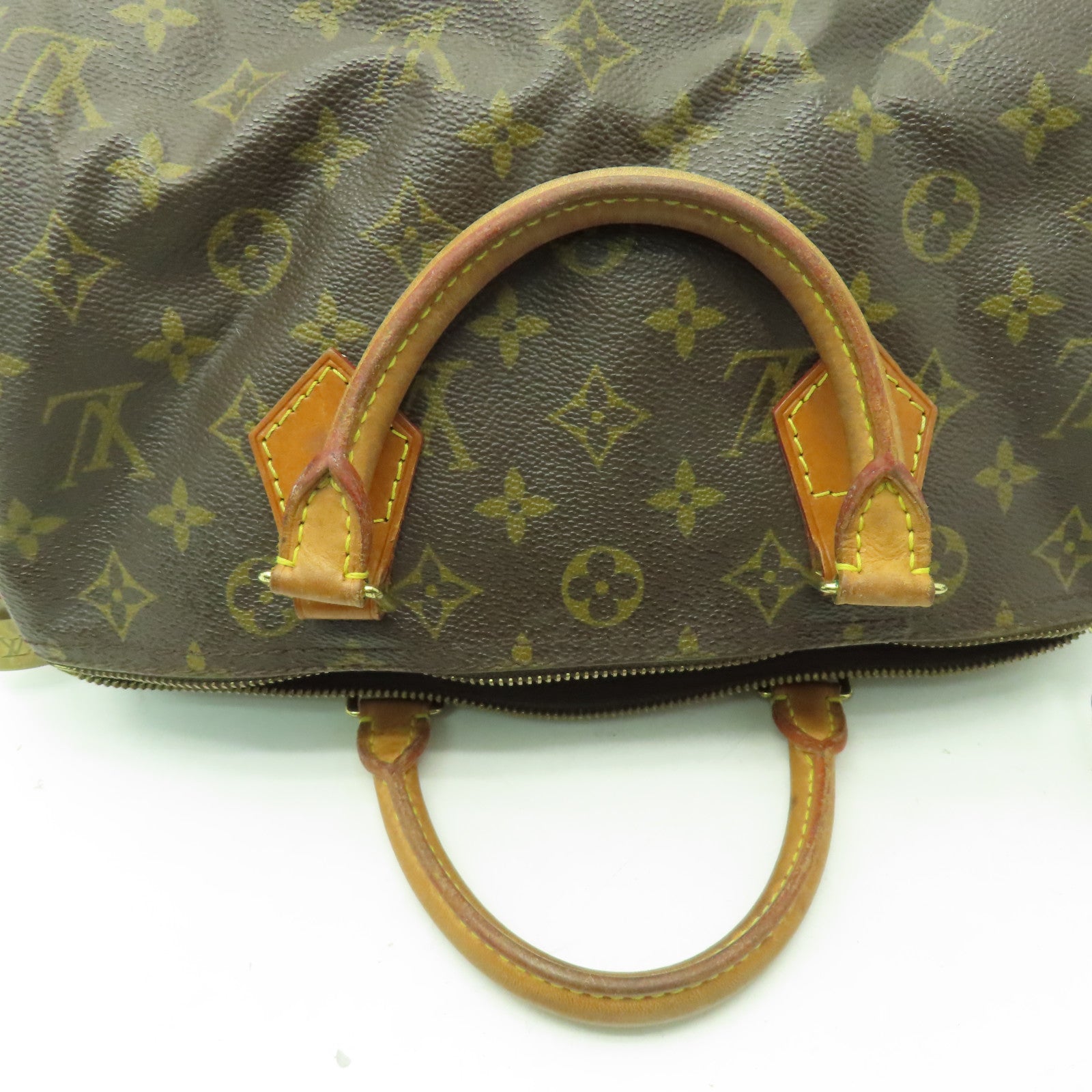 LOUIS VUITTON 【激減優惠】Monogram Speedy 30金扣手挽袋啡色