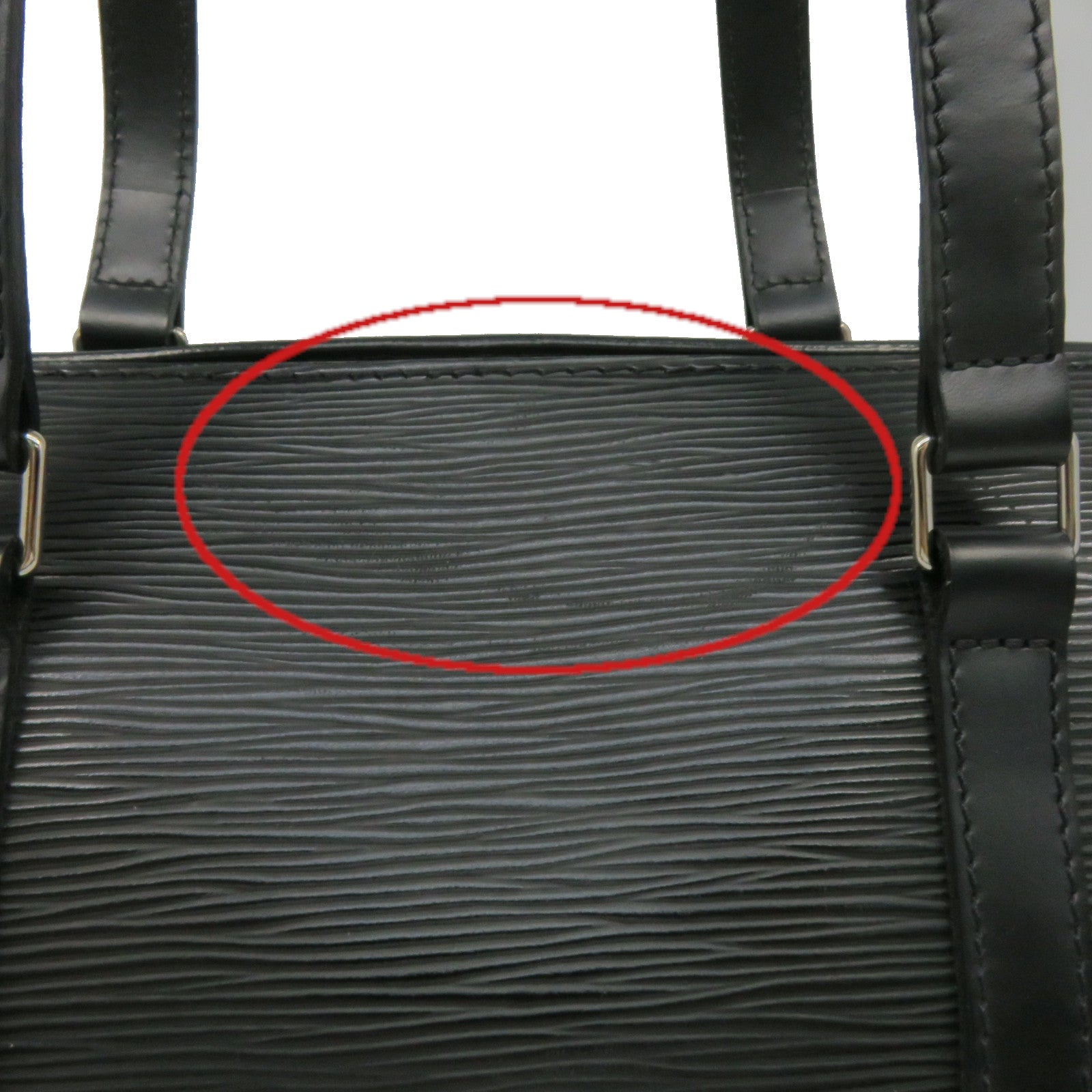 LOUIS VUITTON Epi Soufflot Hand Bag手挽袋黑色