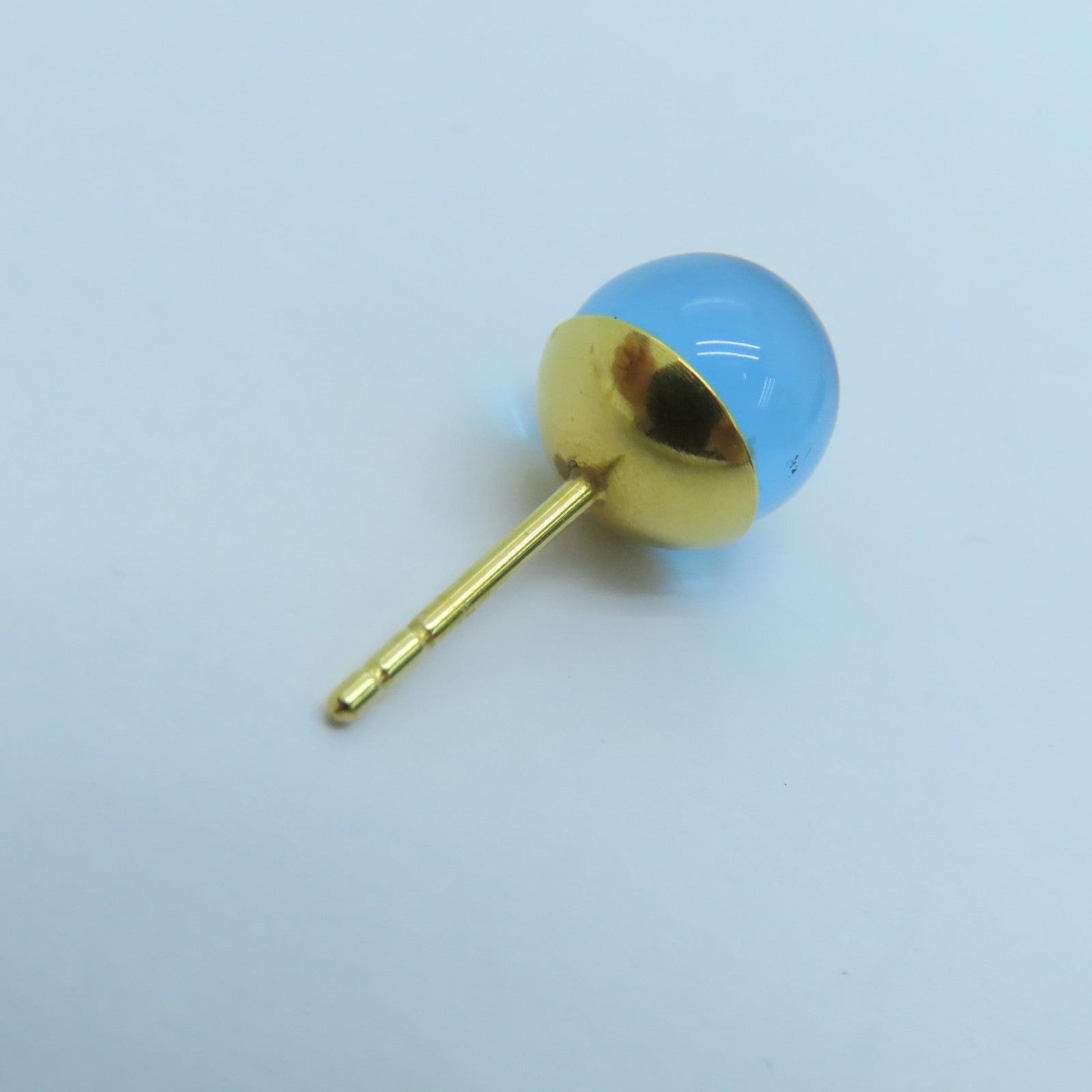 Dior 金屬Tribales Earrings耳環金色/藍色