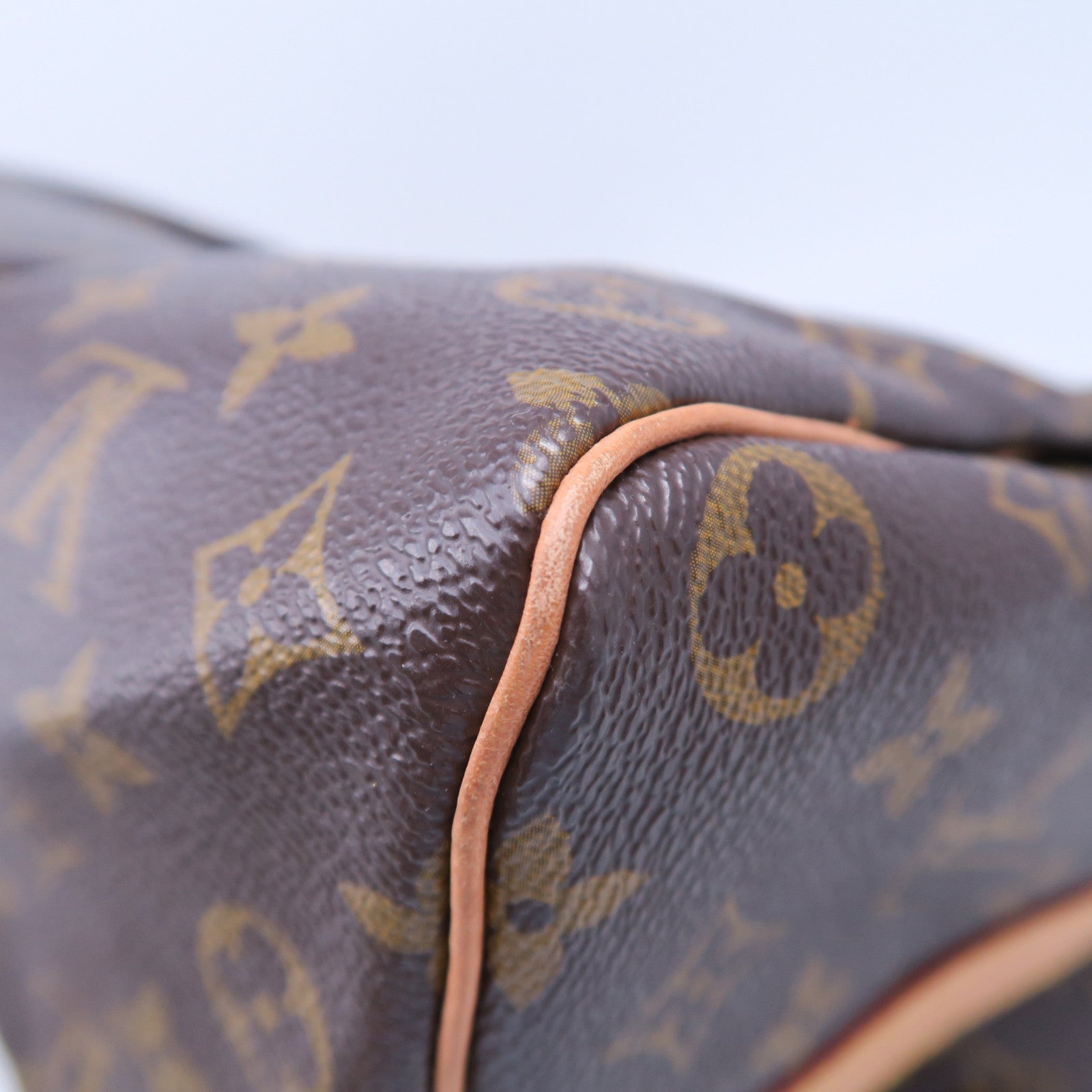 LOUIS VUITTON Monogram Speedy Bandouliere 35金扣手挽肩背兩用袋啡色