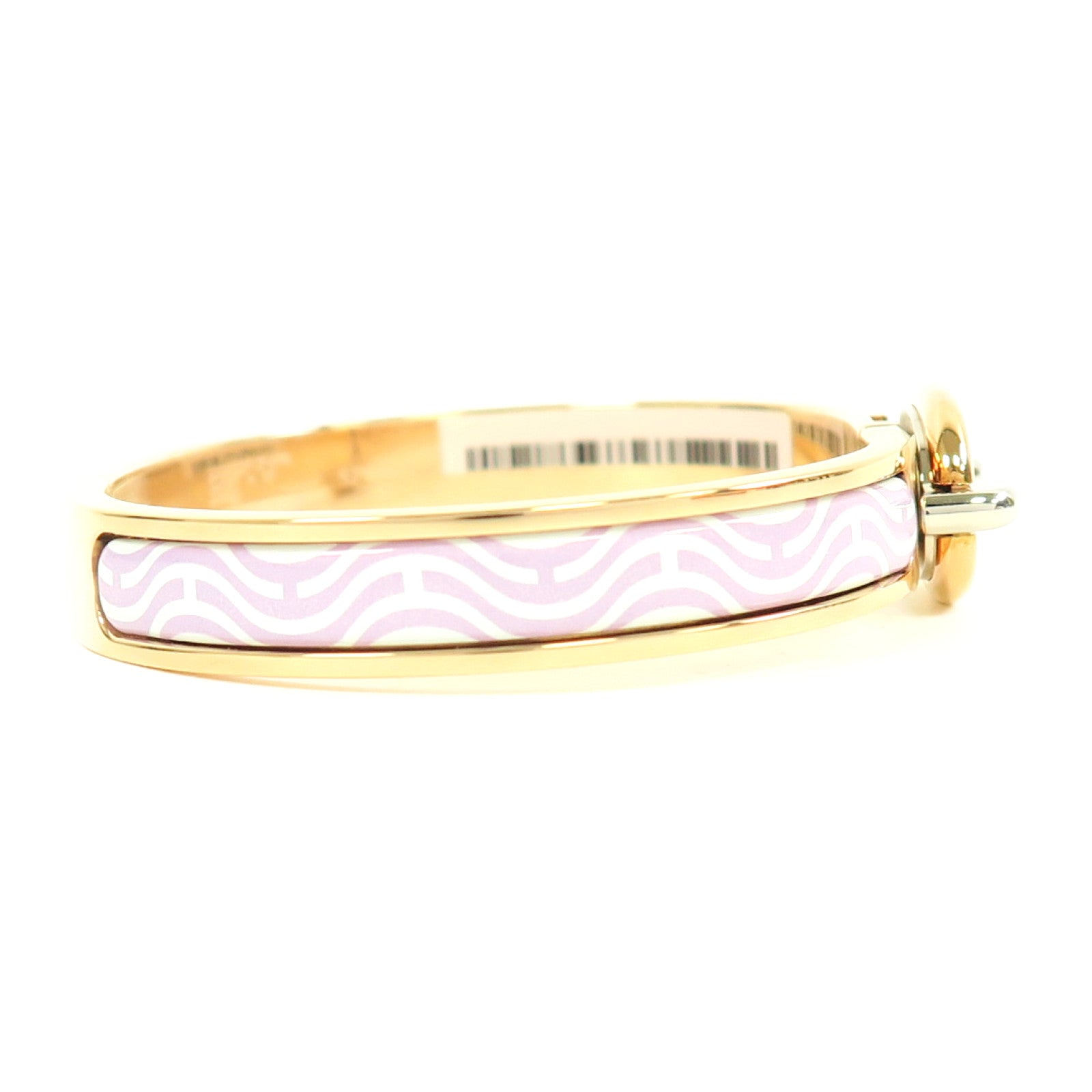 HERMES 金屬Mini Clic Chaine D'Ancre手鐲玫瑰金色