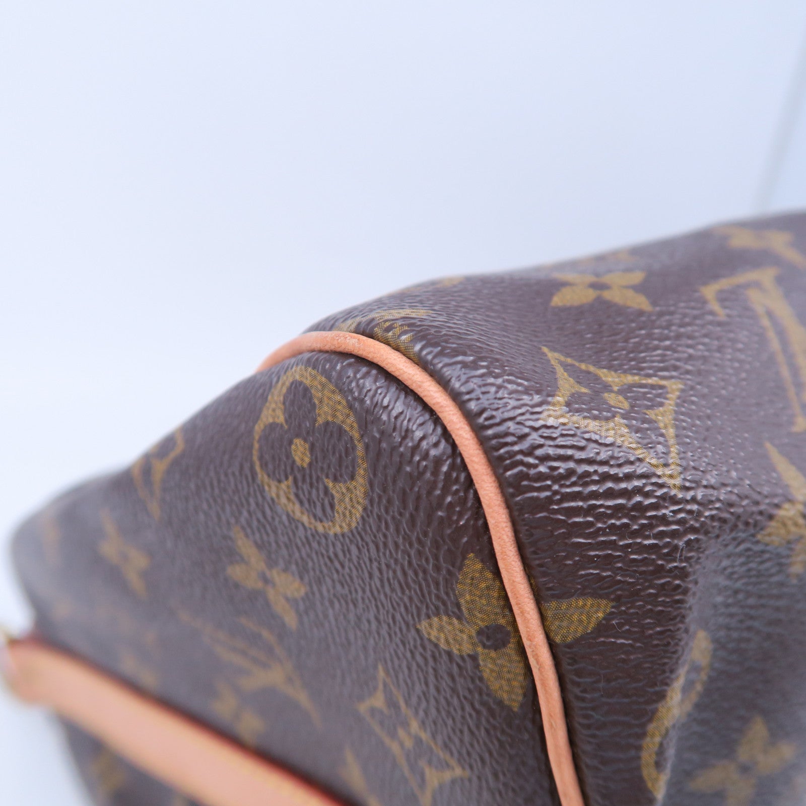 LOUIS VUITTON Monogram Speedy Bandouliere 35金扣手挽肩背兩用袋啡色